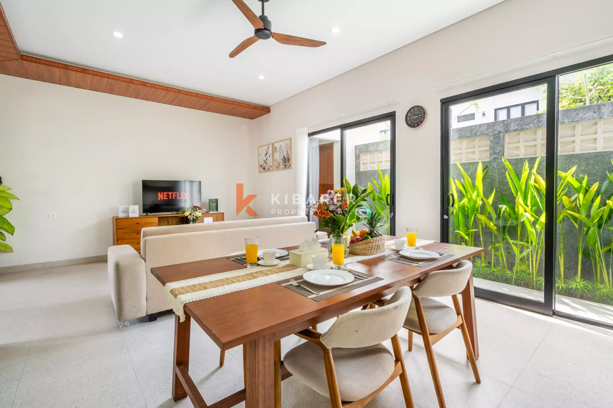 Sanur Two Bedroom Modern Villa Featuring Enclosed Living Area