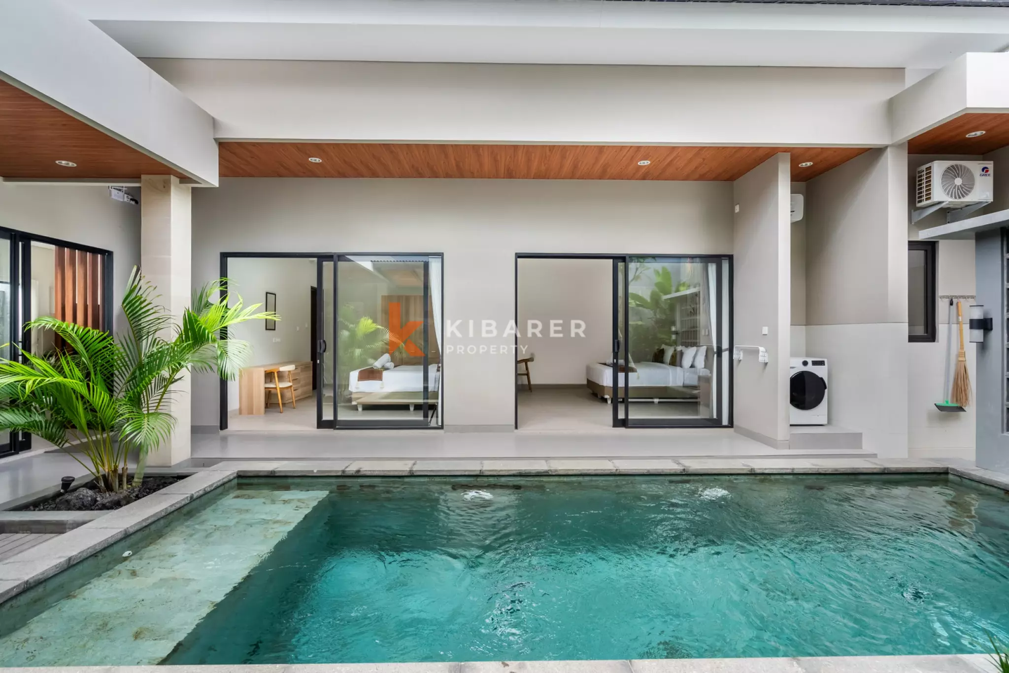 Sanur Two Bedroom Modern Villa Featuring Enclosed Living Area
