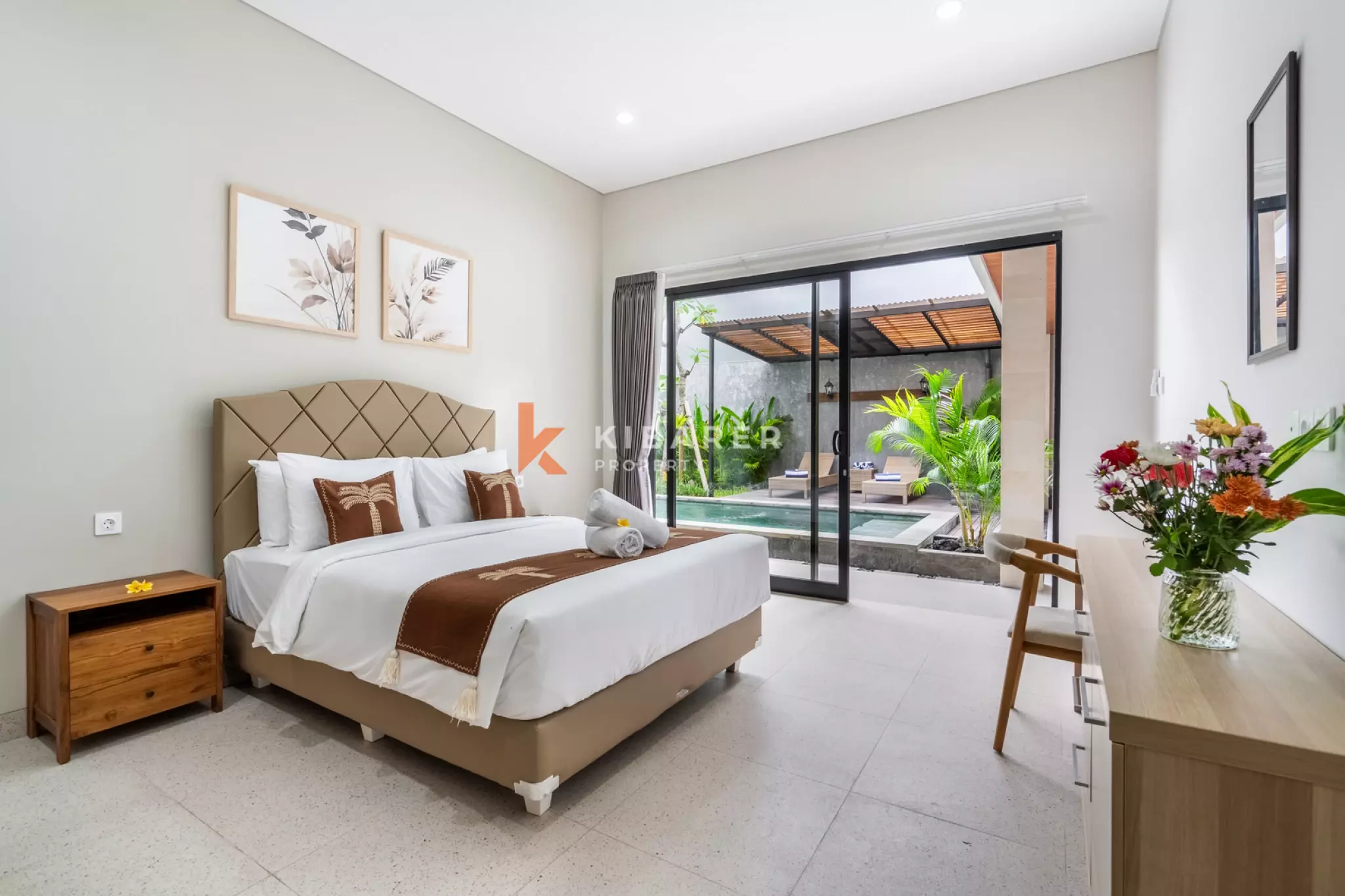 Sanur Two Bedroom Modern Villa Featuring Enclosed Living Area