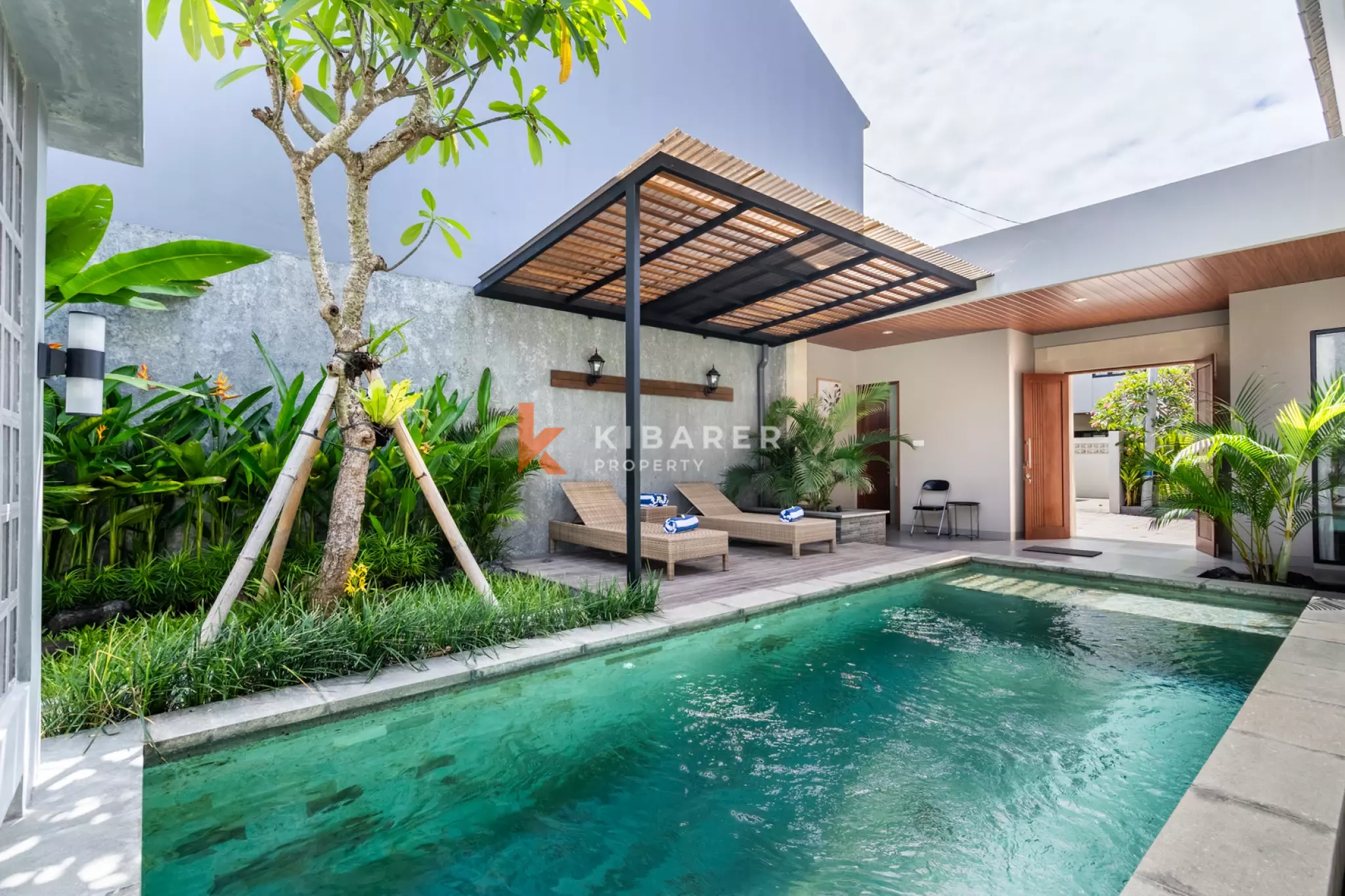 Sanur Two Bedroom Modern Villa Featuring Enclosed Living Area