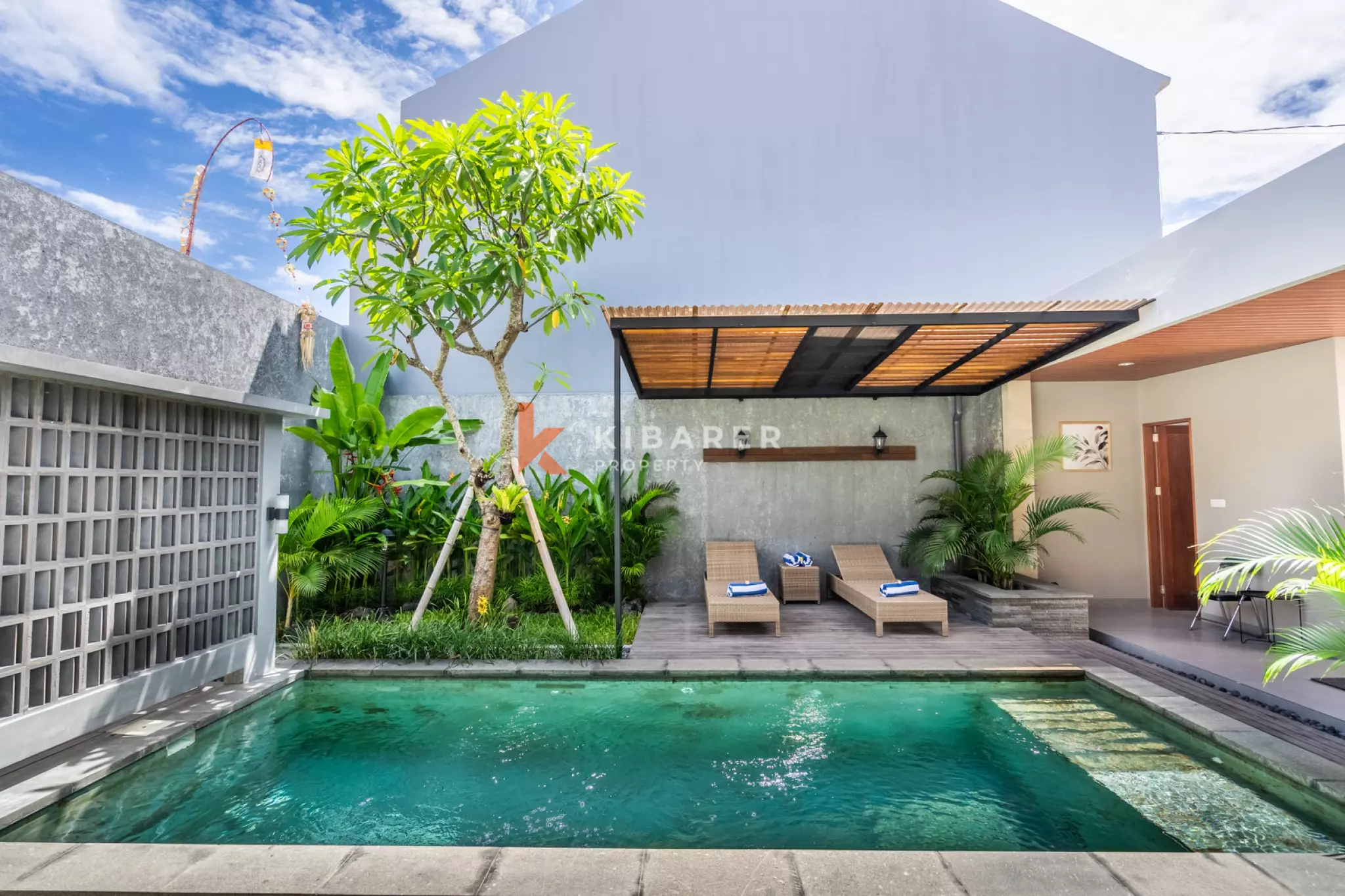 Sanur Two Bedroom Modern Villa Featuring Enclosed Living Area