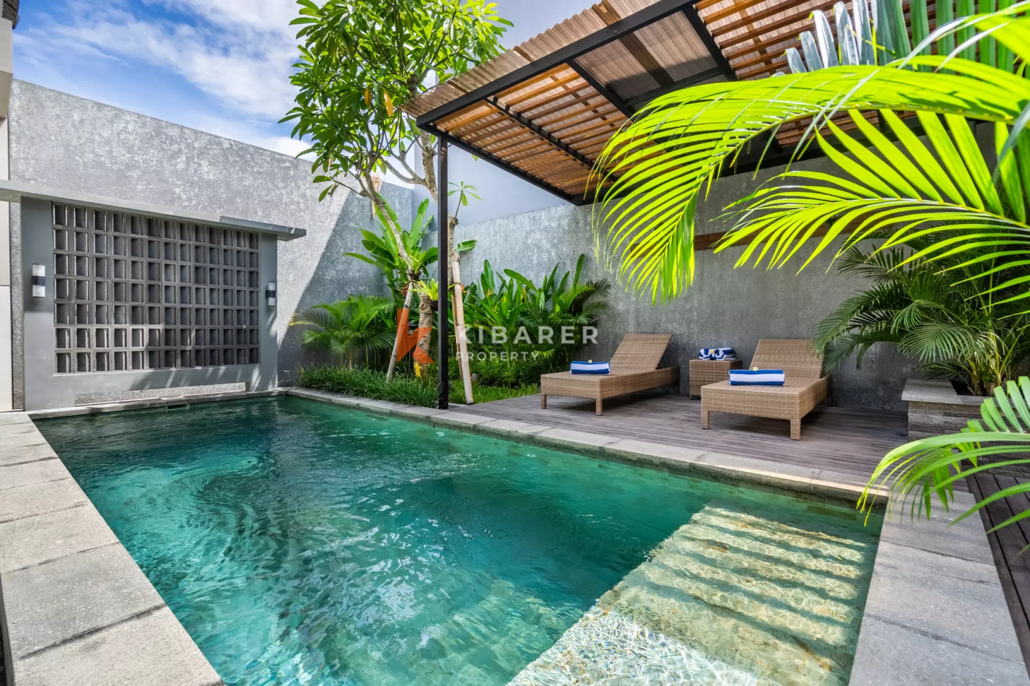 Sanur Two Bedroom Modern Villa Featuring Enclosed Living Area