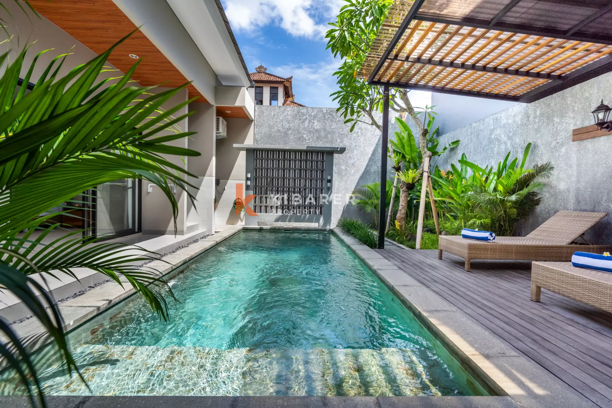 Sanur Two Bedroom Modern Villa Featuring Enclosed Living Area