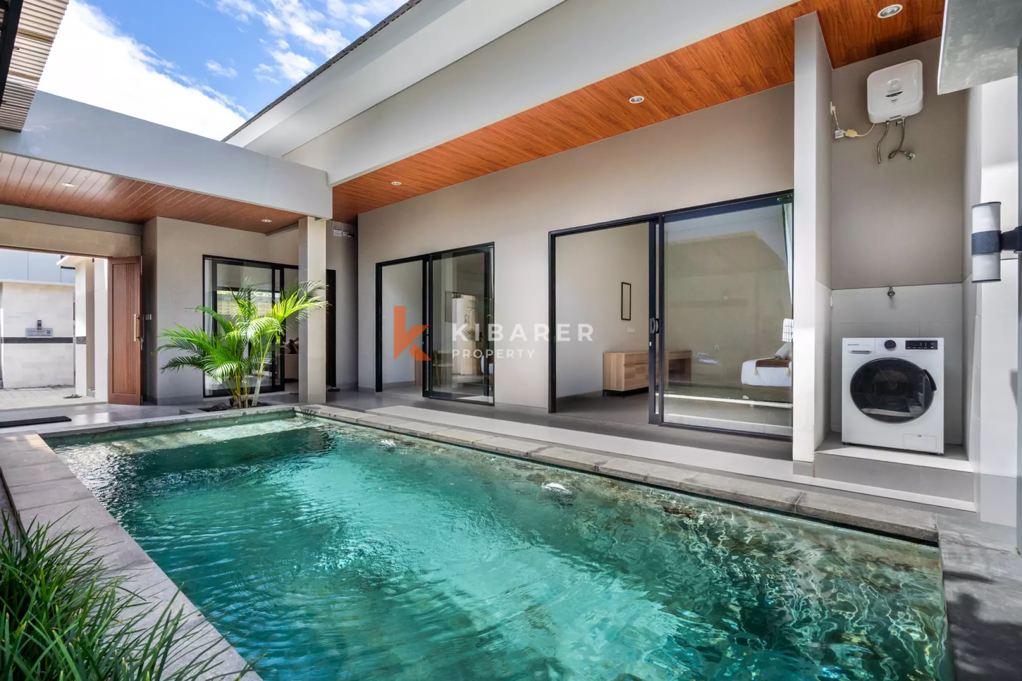 Sanur Two Bedroom Modern Villa Featuring Enclosed Living Area