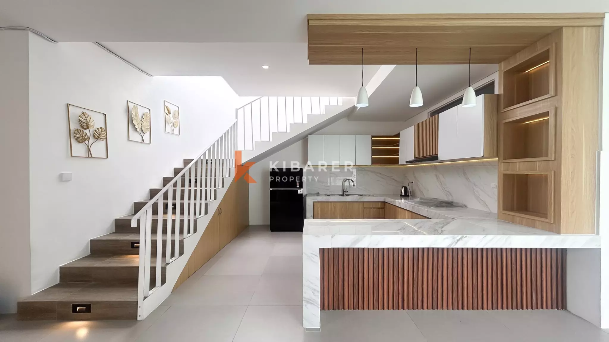 Contemporary Three-Bedroom Open Living Villa with Rooftop in Abianbase, Mengwi