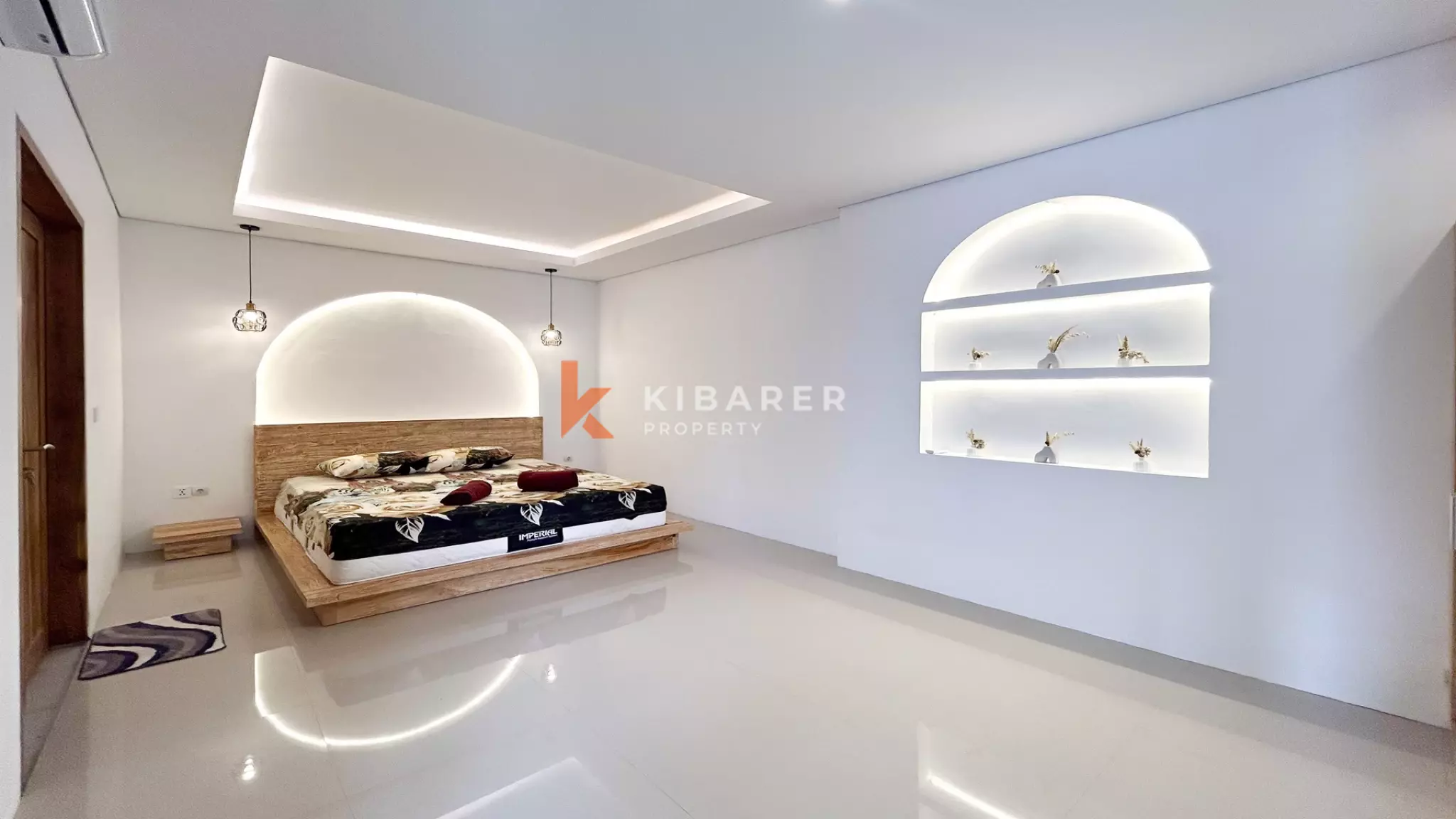 Contemporary Three-Bedroom Open Living Villa with Rooftop in Abianbase, Mengwi