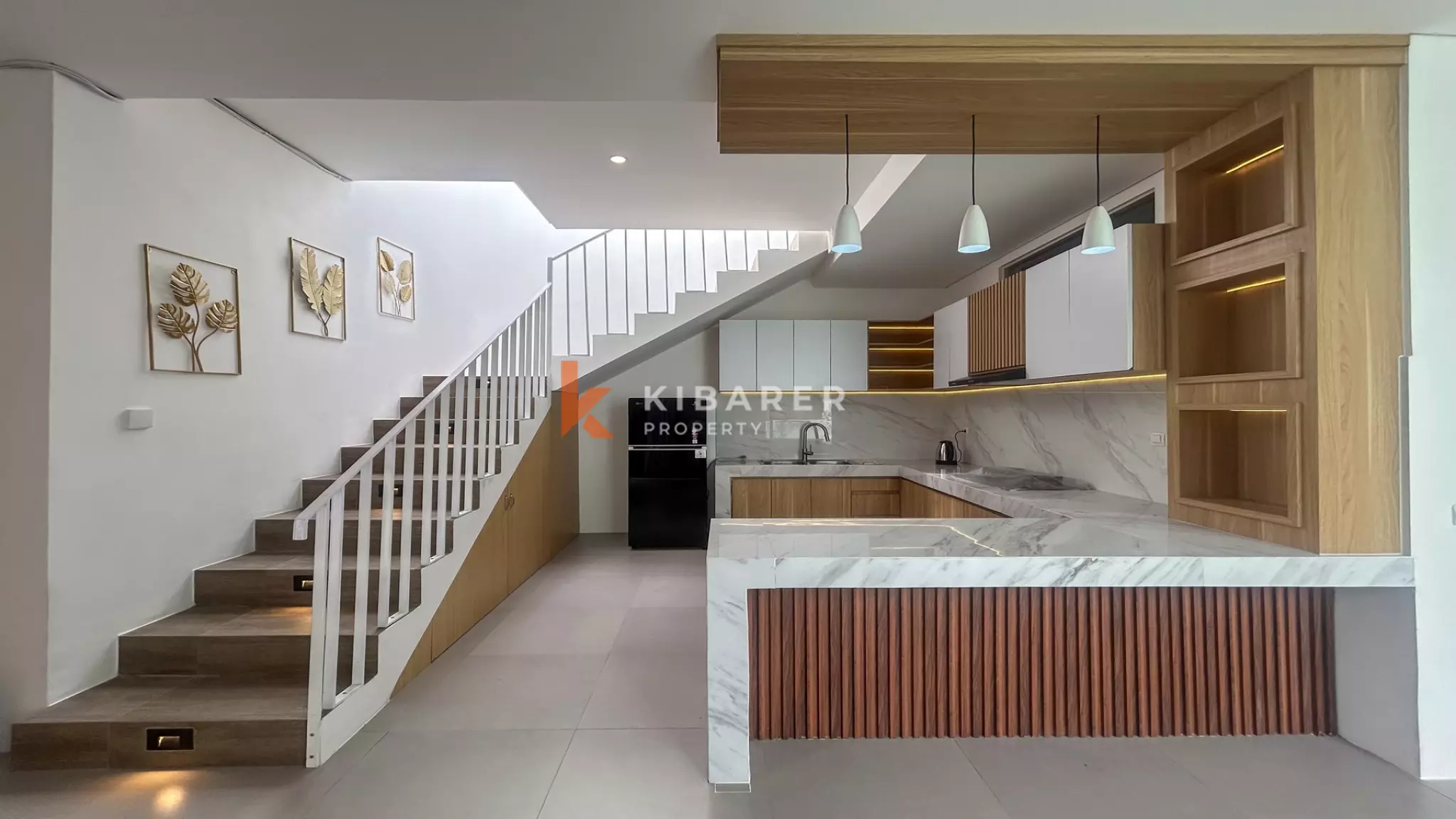 Contemporary Three-Bedroom Open Living Villa with Rooftop in Abianbase, Mengwi