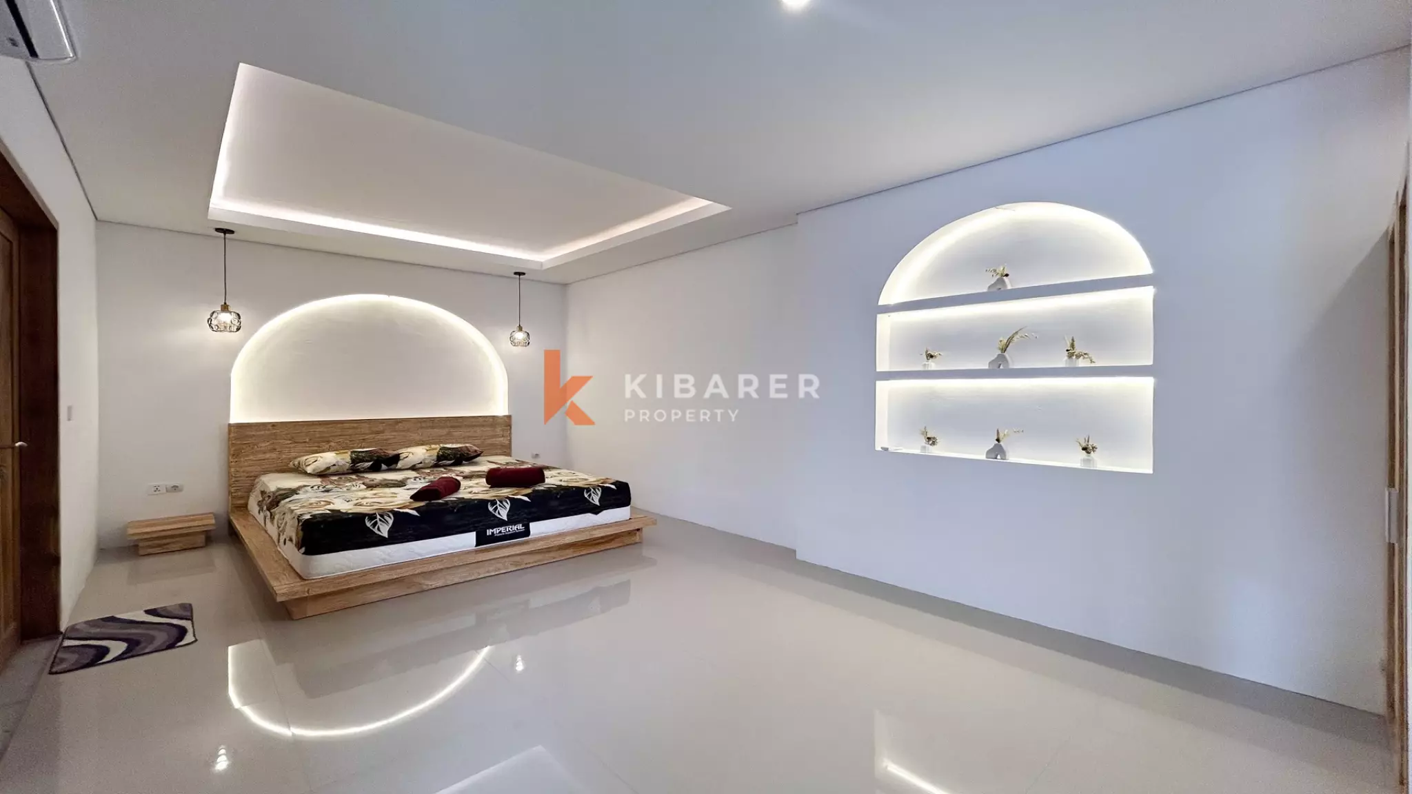 Contemporary Three-Bedroom Open Living Villa with Rooftop in Abianbase, Mengwi