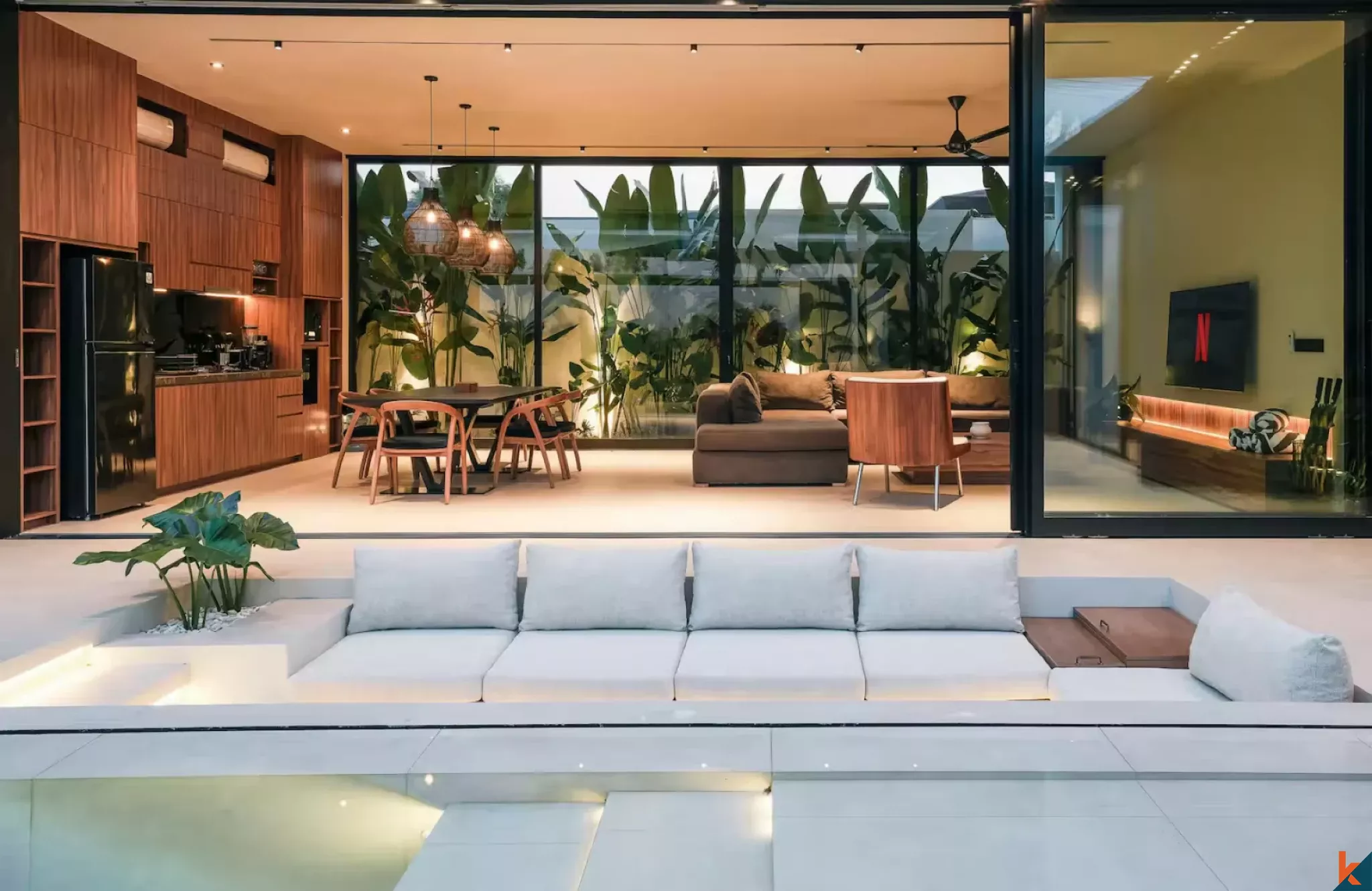 Vila sewa dua kamar tidur dengan desain modern di lokasi strategis di Umalas (Selesai pada Oktober 2025)