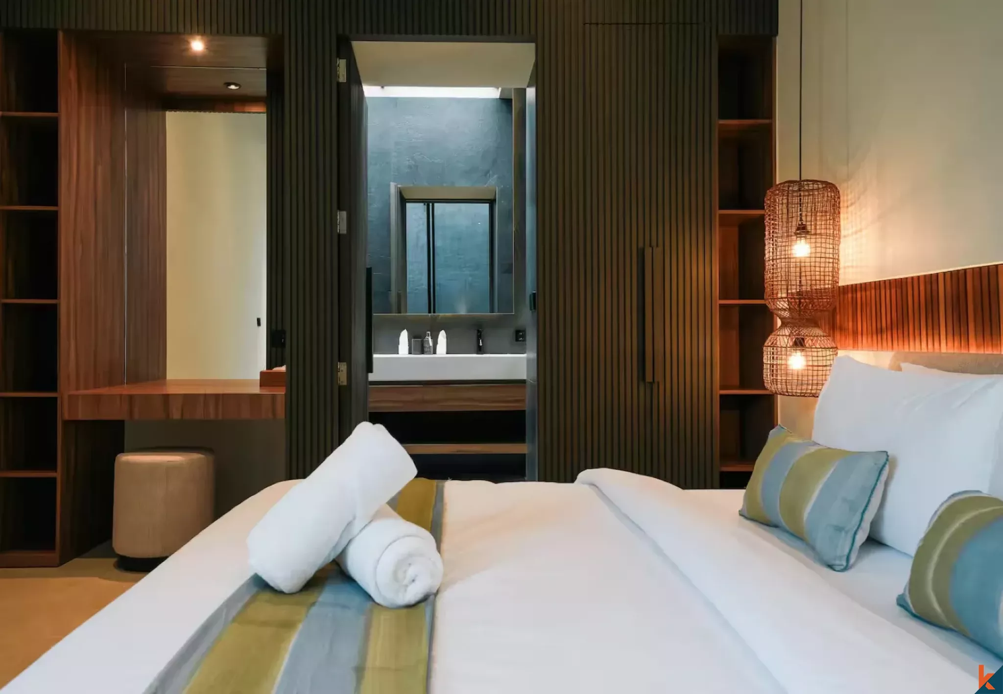 Vila sewa dua kamar tidur dengan desain modern di lokasi strategis di Umalas (Selesai pada Oktober 2025)