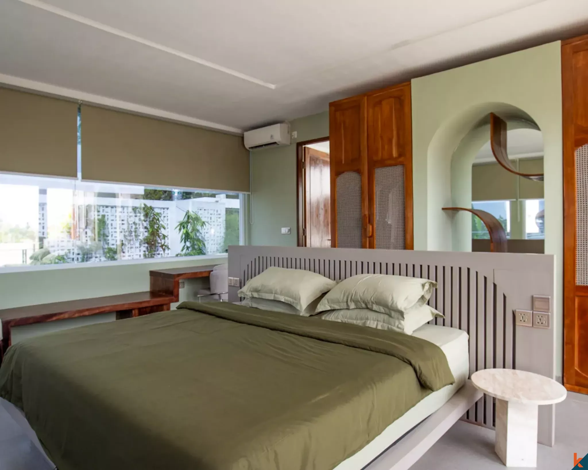 New multilevel three bedroom villa with rooftop for lease in Tumbak