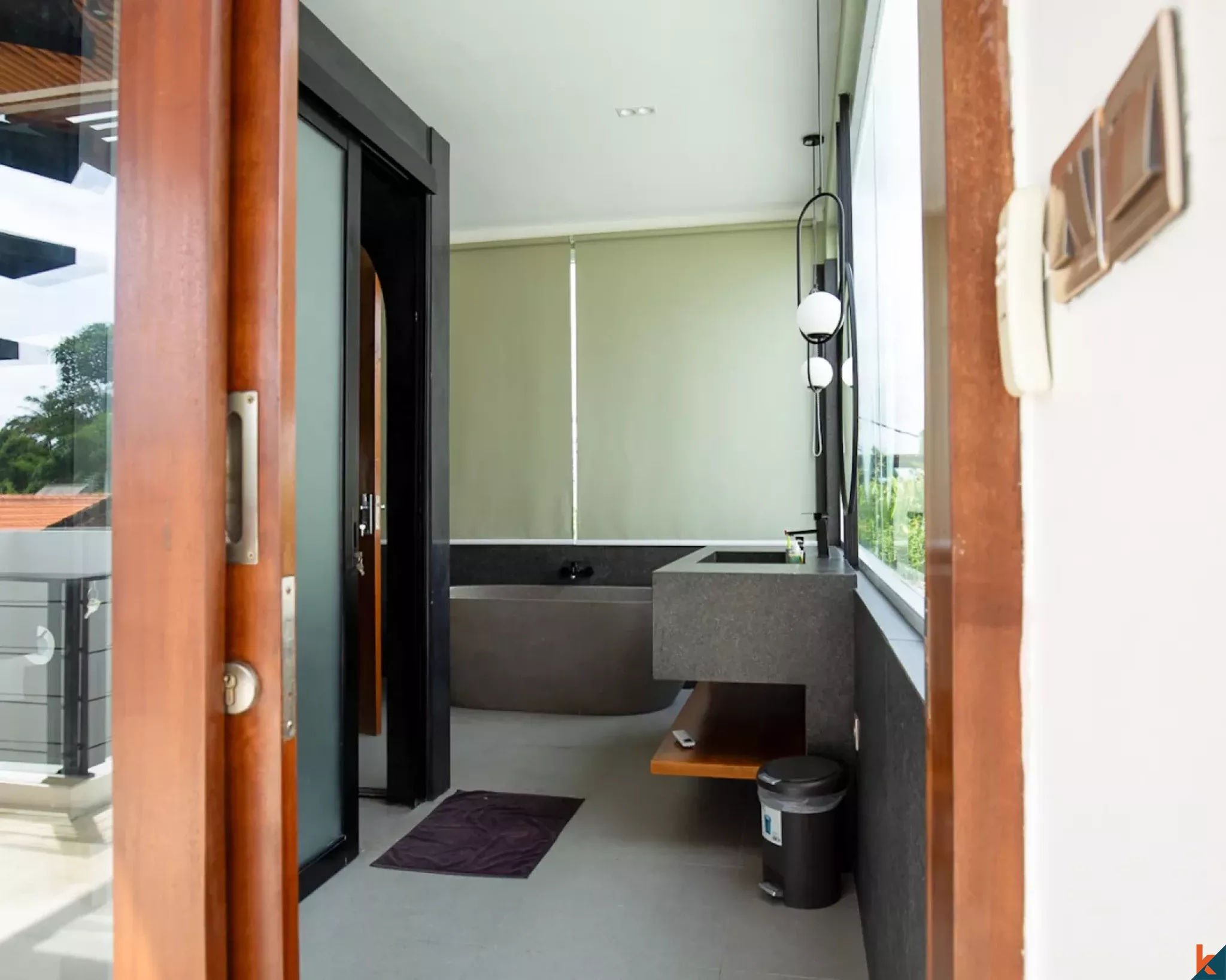 New multilevel three bedroom villa with rooftop for lease in Tumbak