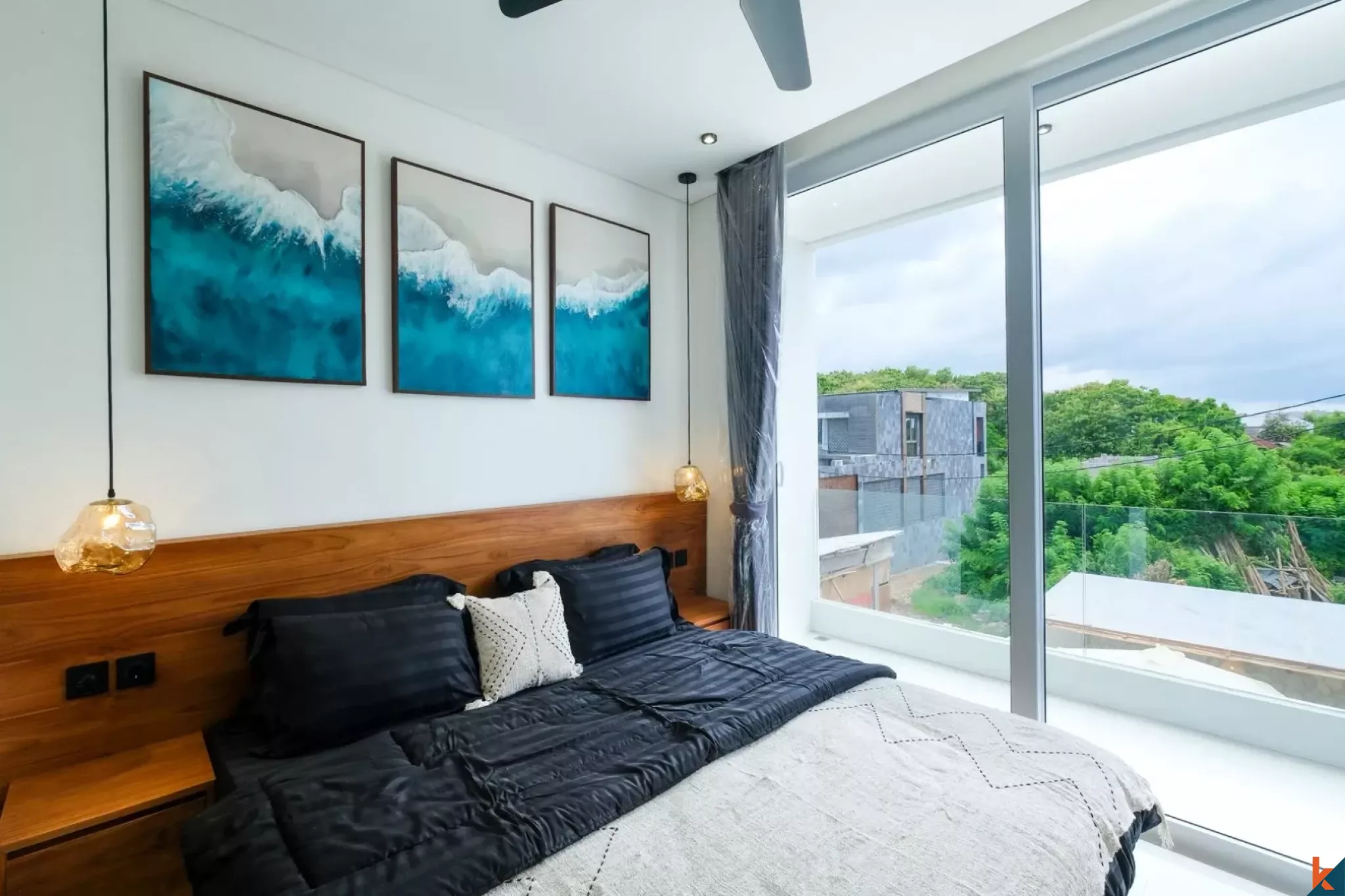 Vila sewa bergaya Mediterania dua kamar tidur baru di daerah Uluwatu