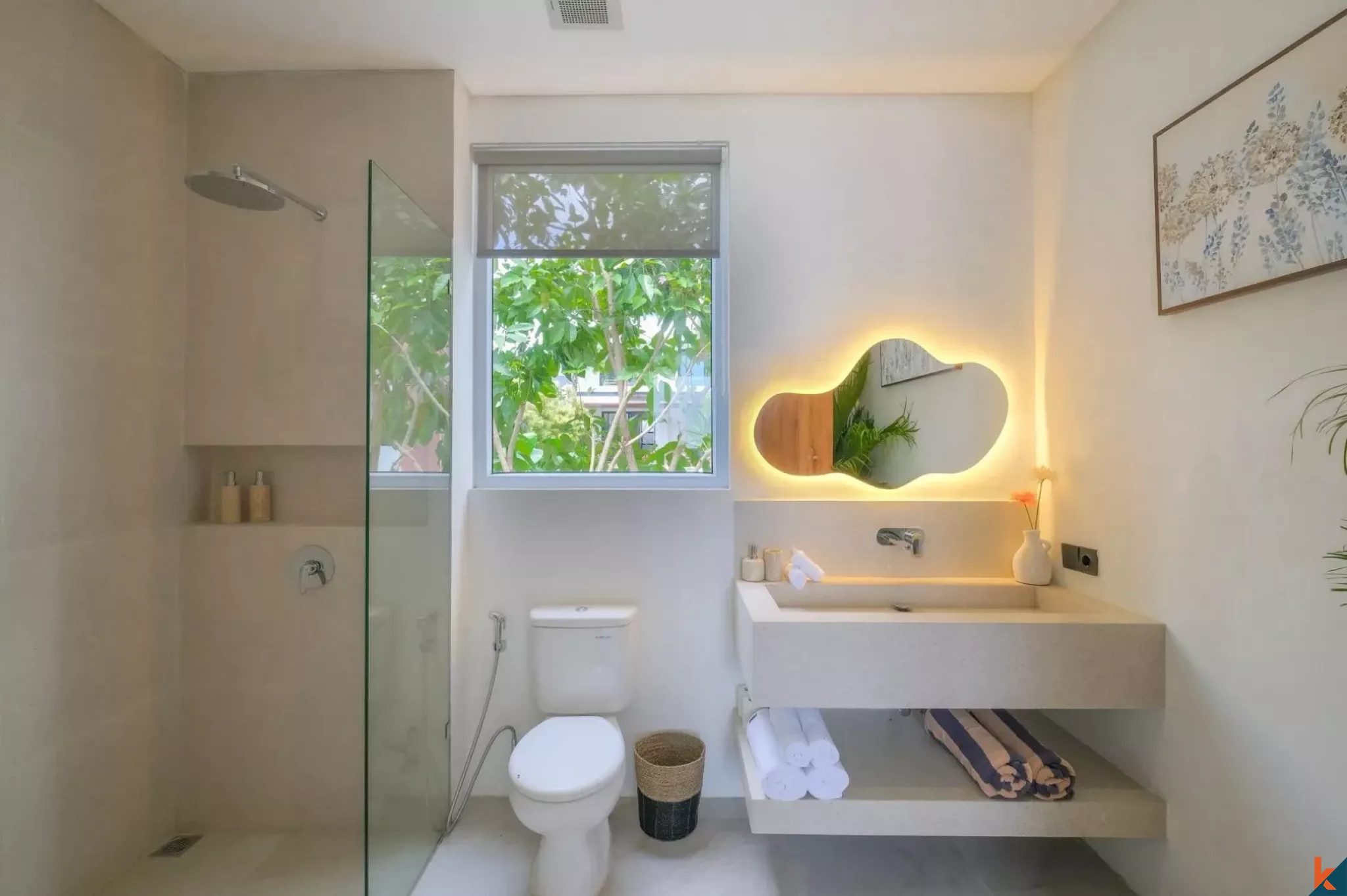 Vila sewa bergaya Mediterania dua kamar tidur baru di daerah Uluwatu