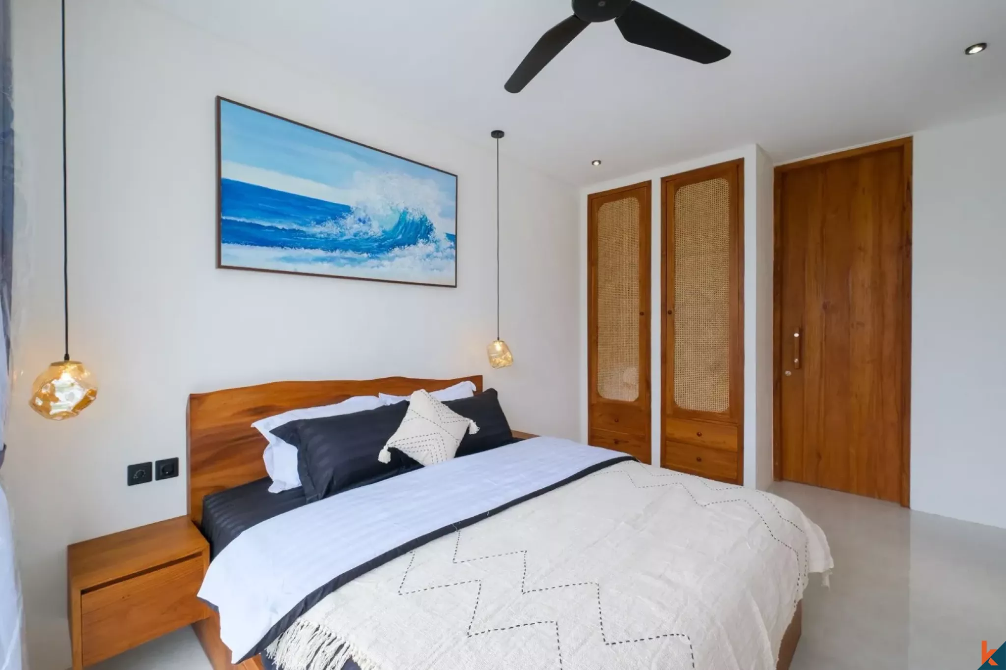 Vila sewa bergaya Mediterania dua kamar tidur baru di daerah Uluwatu