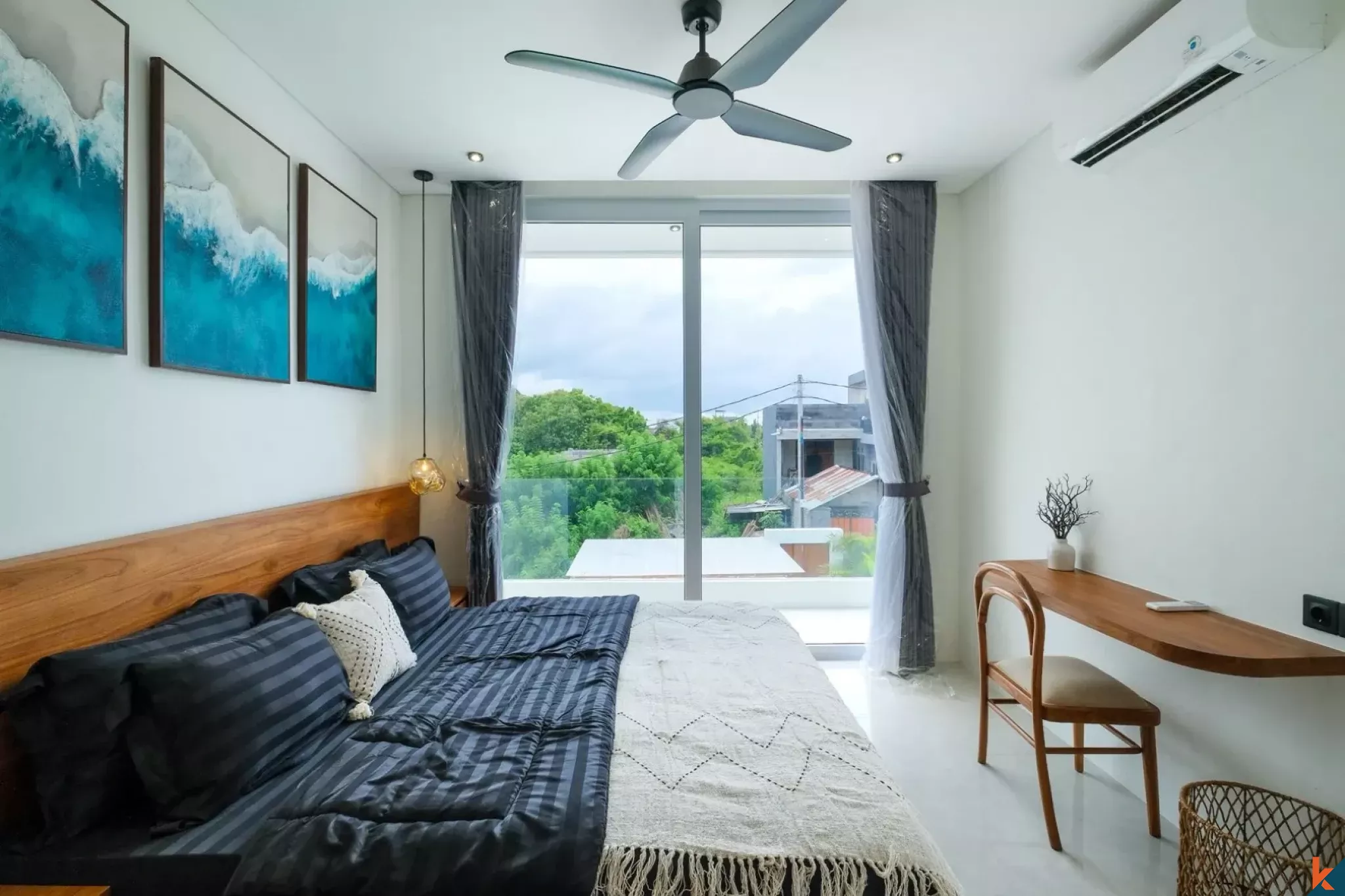 Vila sewa bergaya Mediterania dua kamar tidur baru di daerah Uluwatu