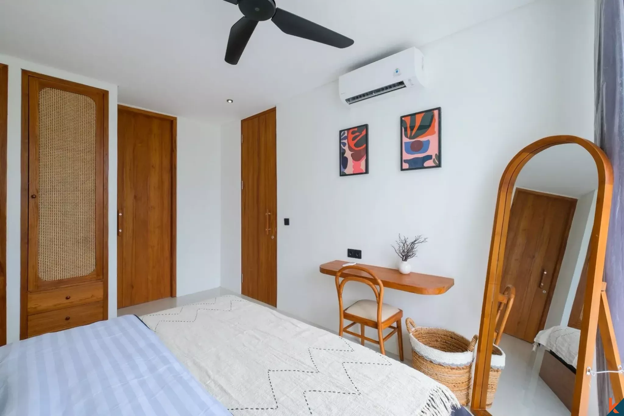 Vila sewa bergaya Mediterania dua kamar tidur baru di daerah Uluwatu