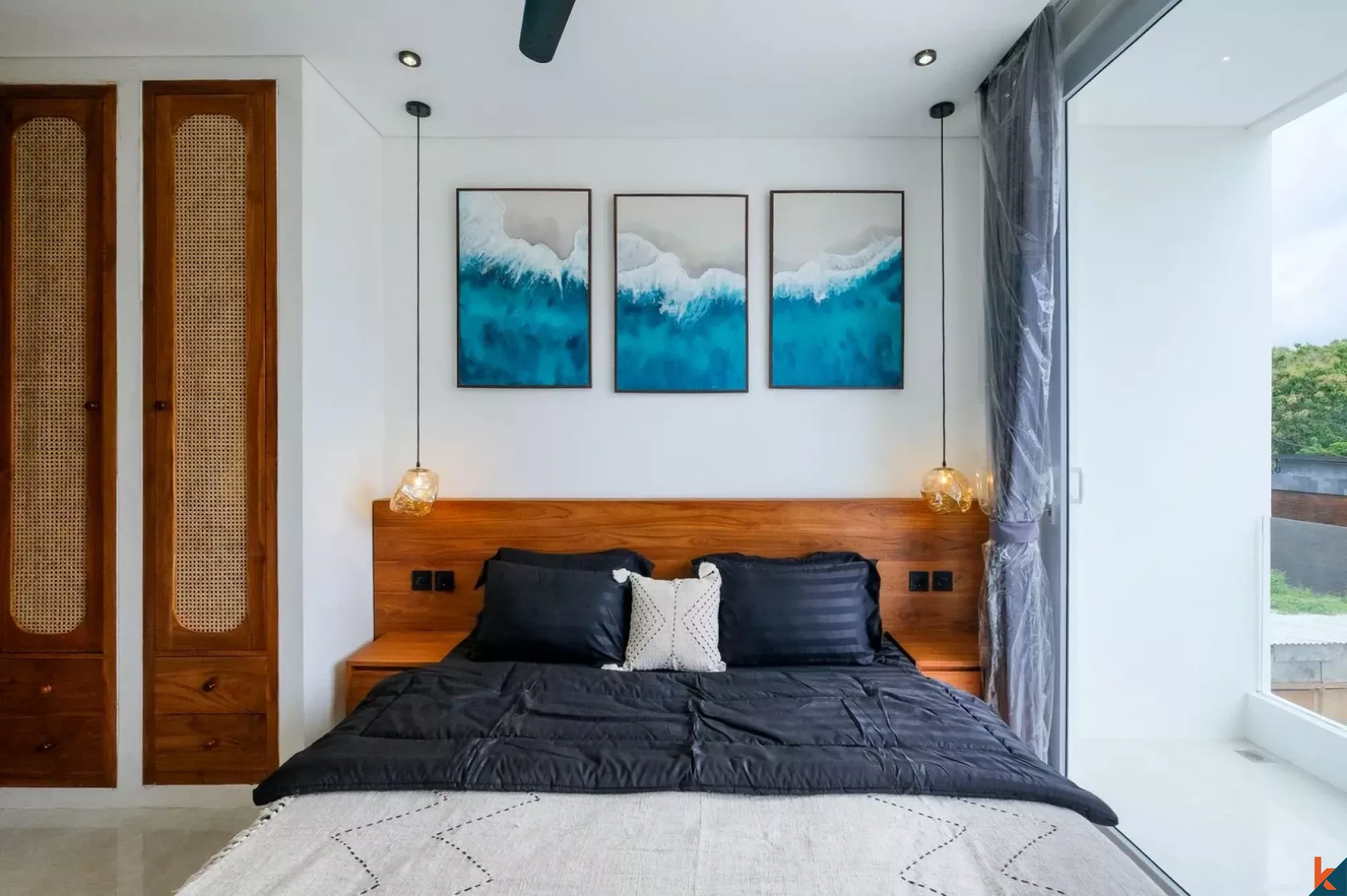 Vila sewa bergaya Mediterania dua kamar tidur baru di daerah Uluwatu