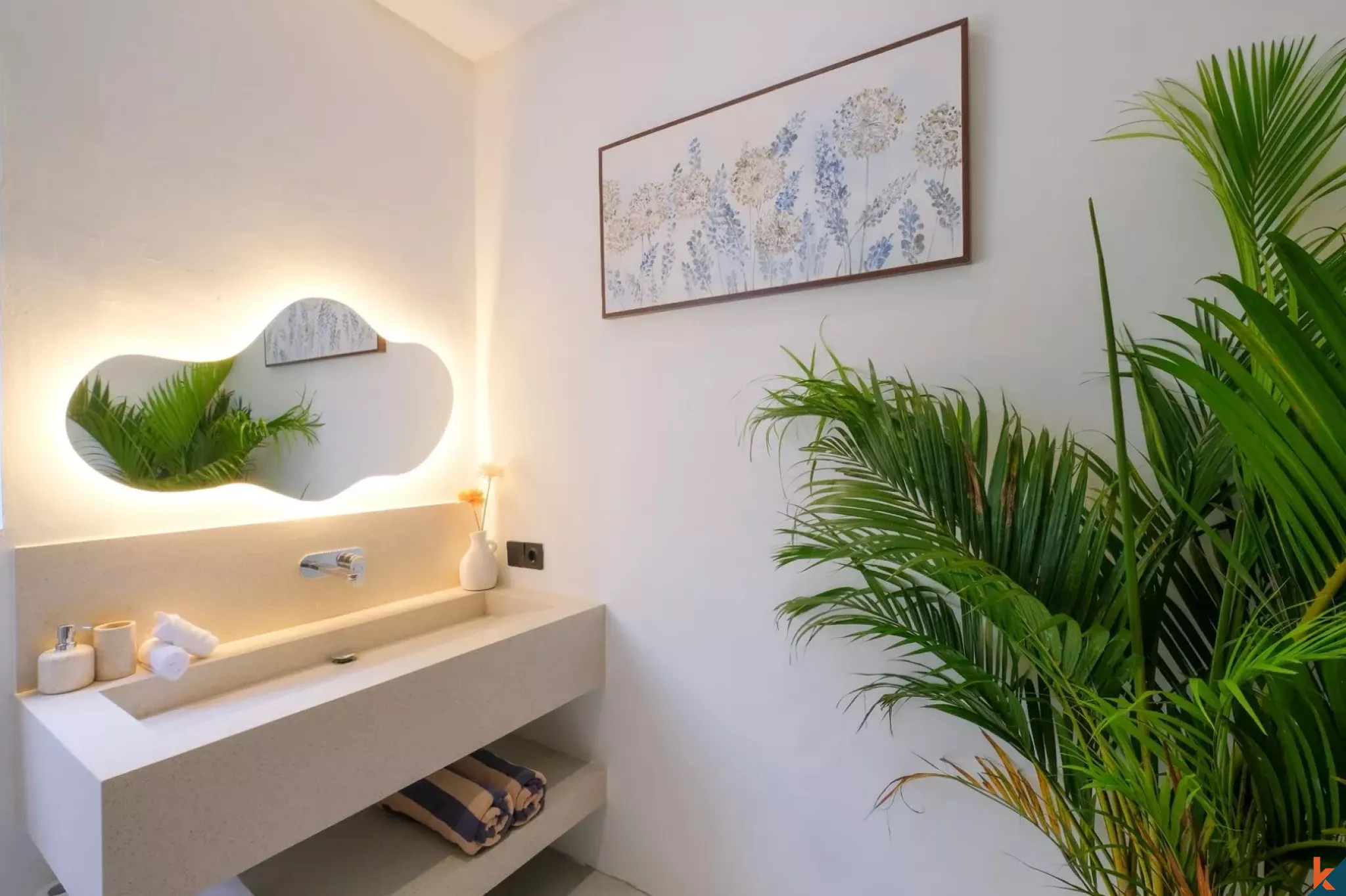 Vila sewa bergaya Mediterania dua kamar tidur baru di daerah Uluwatu