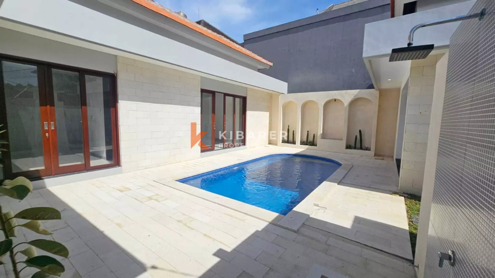 Charming Two-Bedroom Balinese-Style Unfurnished Villa with Private Pool in Seminyak (Minimum Three Years Rental)