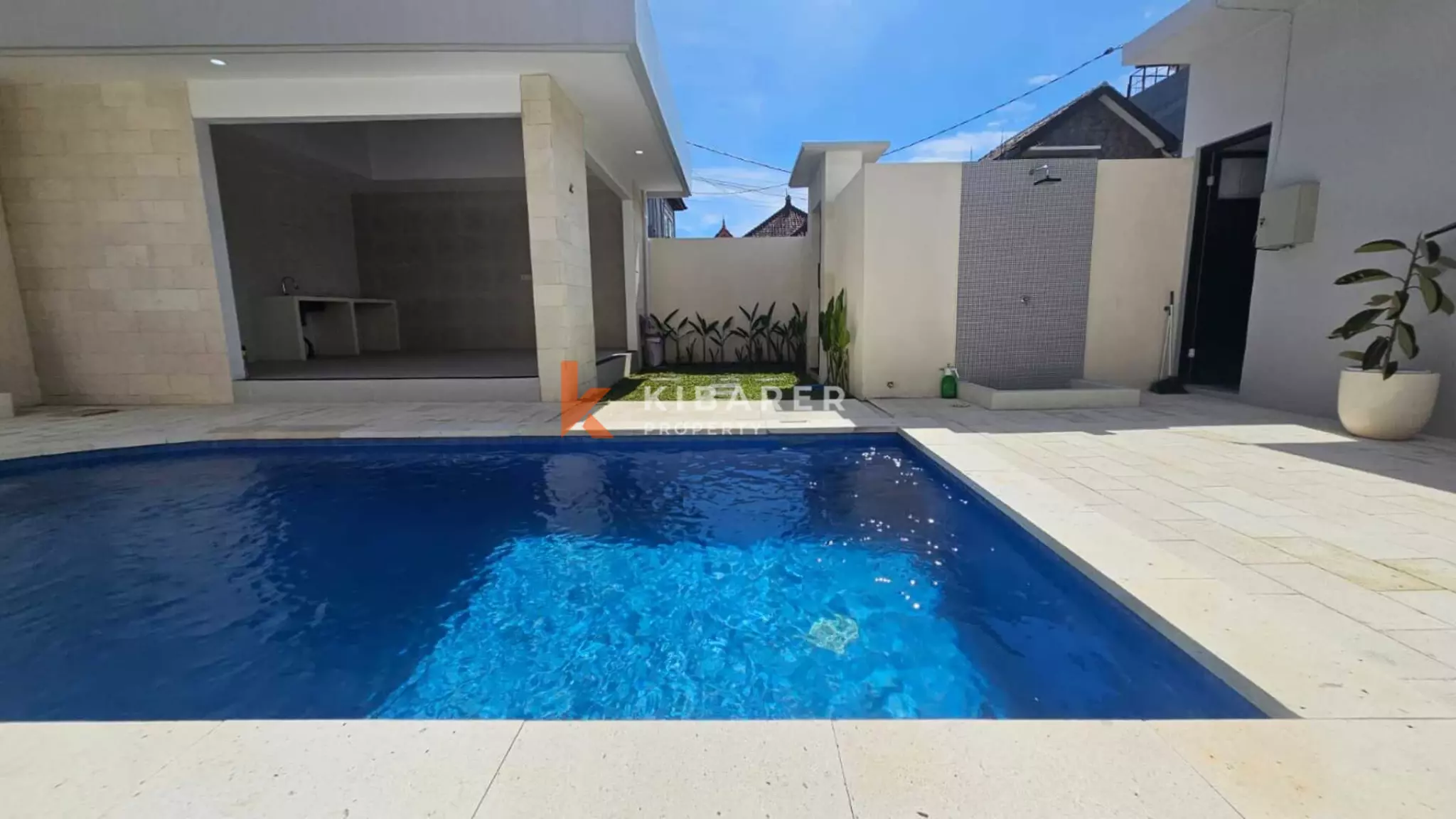 Charming Two-Bedroom Balinese-Style Unfurnished Villa with Private Pool in Seminyak (Minimum Three Years Rental)