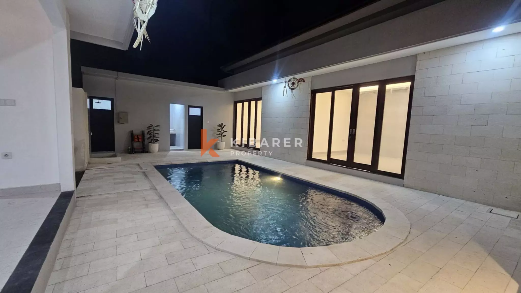 Charming Two-Bedroom Balinese-Style Unfurnished Villa with Private Pool in Seminyak (Minimum Three Years Rental)