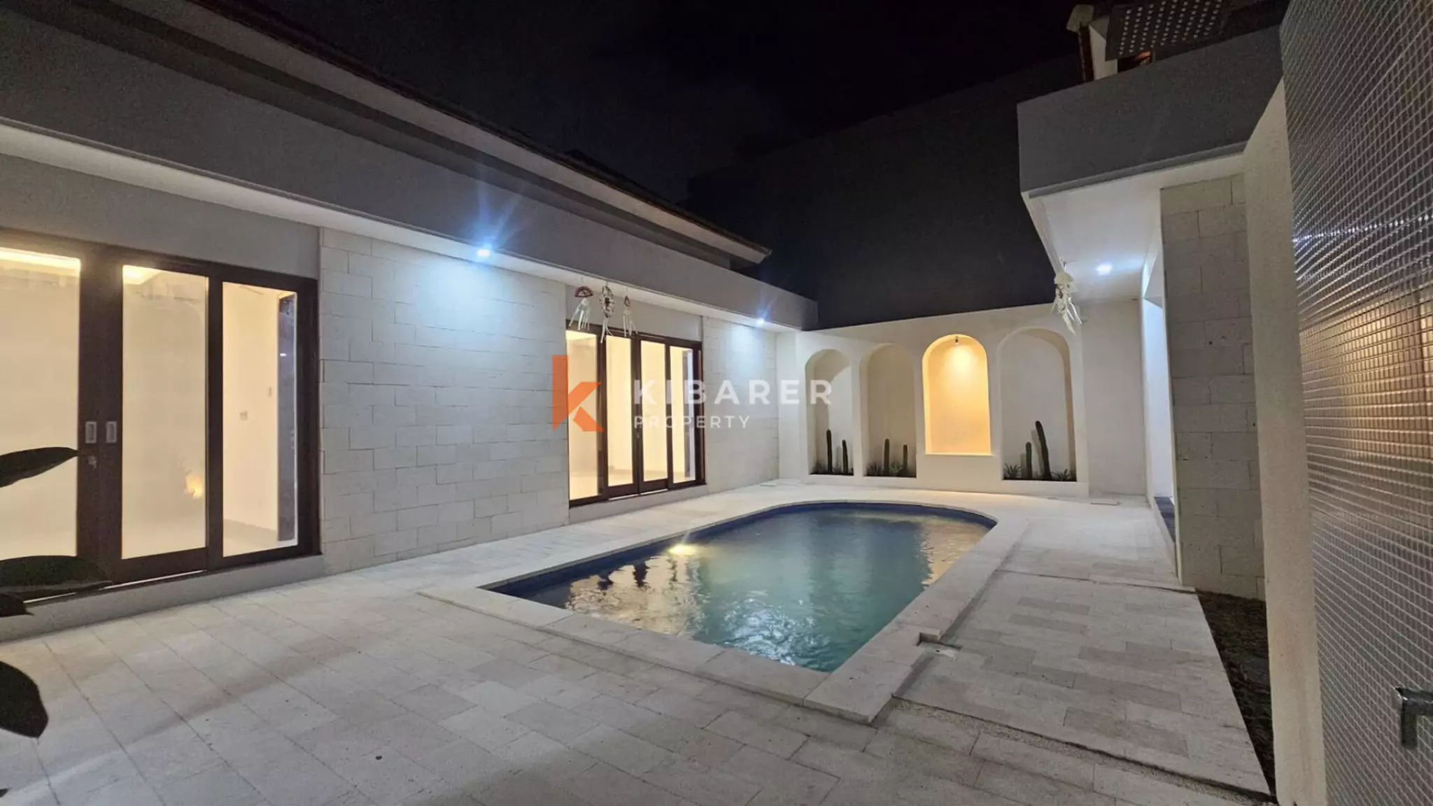 Charming Two-Bedroom Balinese-Style Unfurnished Villa with Private Pool in Seminyak (Minimum Three Years Rental)