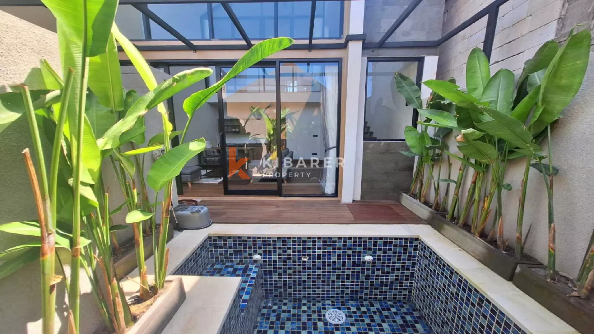 Villa Mezzanine Satu Kamar Tidur Bergaya dengan Kolam Renang Pribadi di Lokasi Utama Ungasan