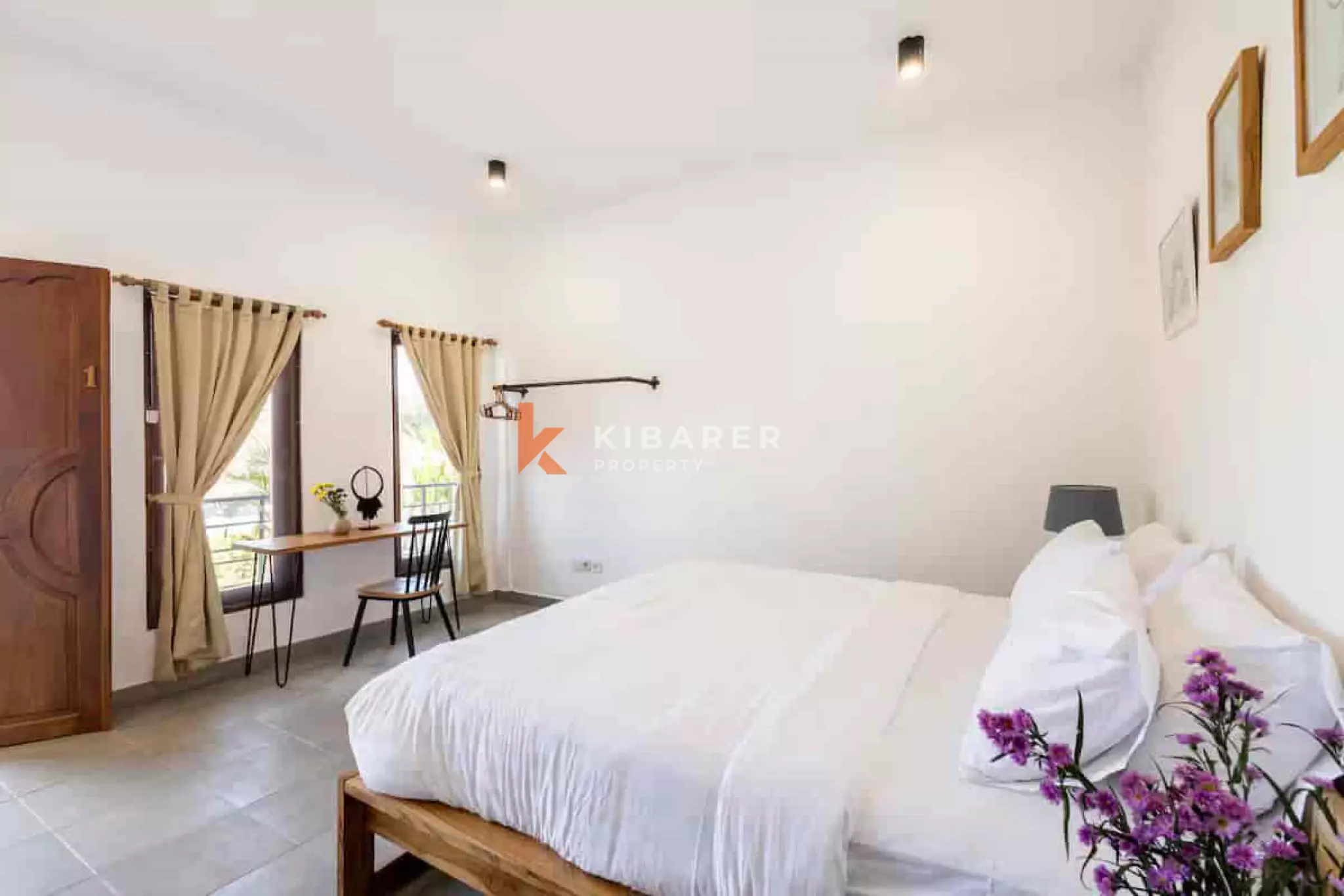 Villa de deux étages à Canggu, trois chambres, avec toit-terrasse