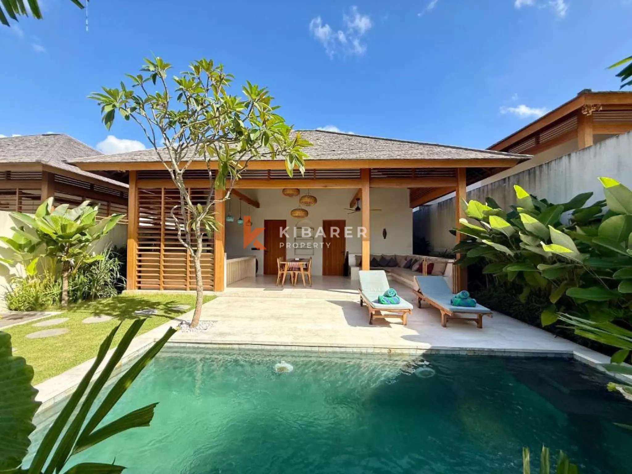 Modern Single-Floor Two Bedroom Villa in Seseh