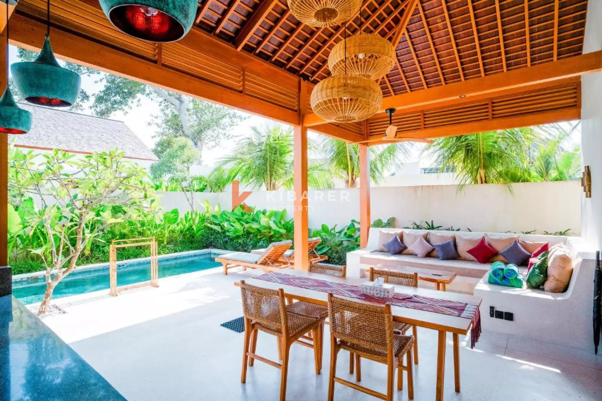 Modern Single-Floor Two Bedroom Villa in Seseh