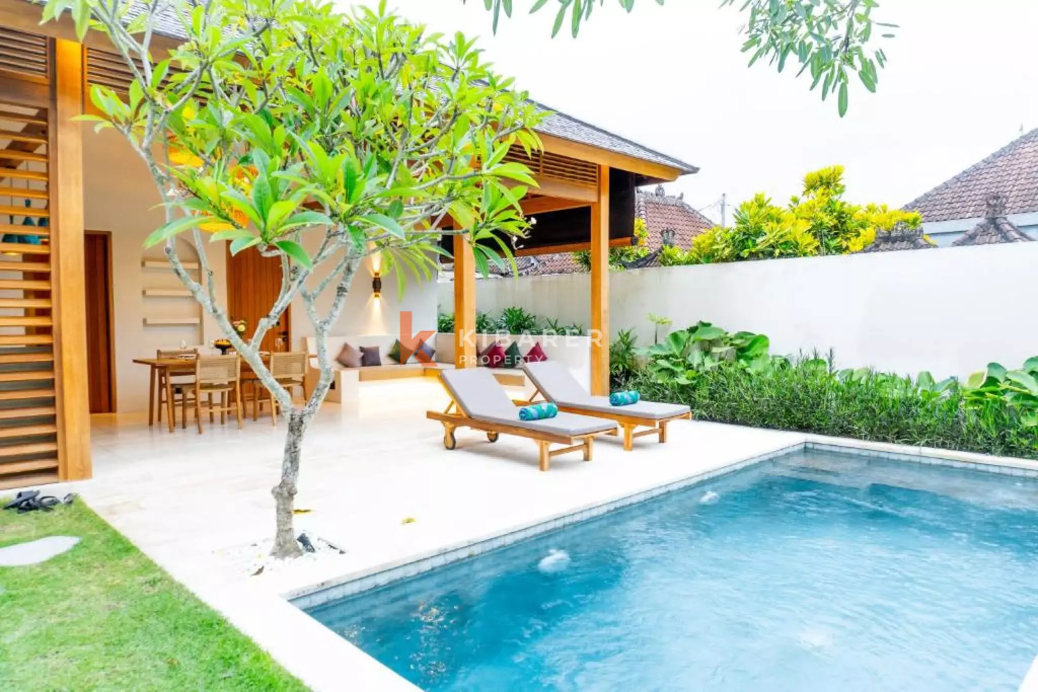 Modern Single-Floor Two Bedroom Villa in Seseh