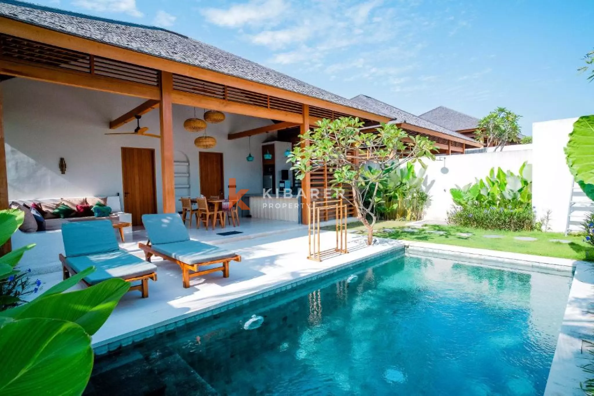 Modern Single-Floor Two Bedroom Villa in Seseh