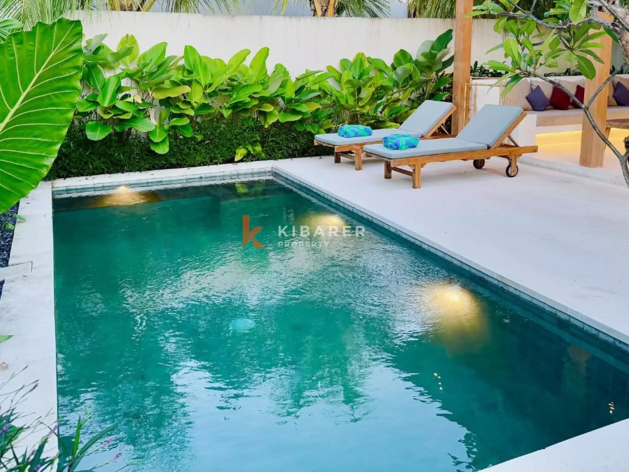 Modern Single-Floor Two Bedroom Villa in Seseh