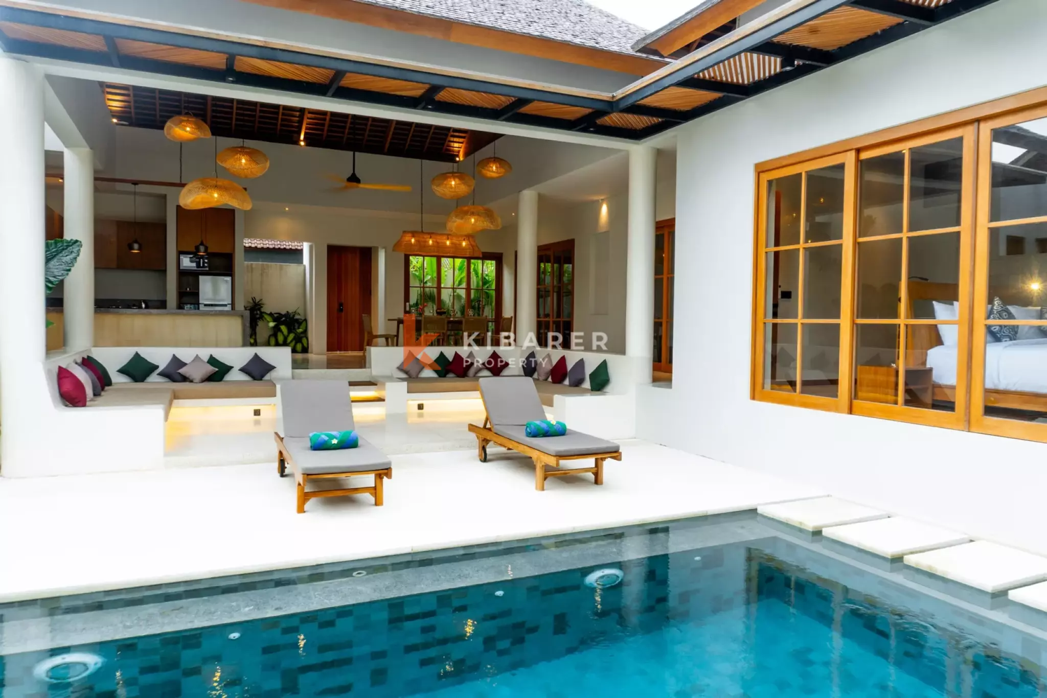 Modern Single-Floor Three Bedroom Villa in Seseh