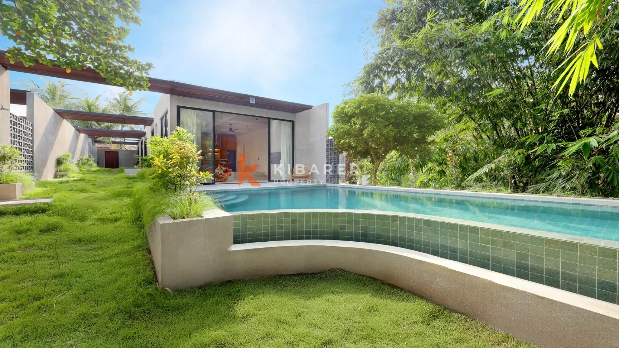 Contemporary Three-Bedroom Villa with Private Pool in Strategic Ubud Area