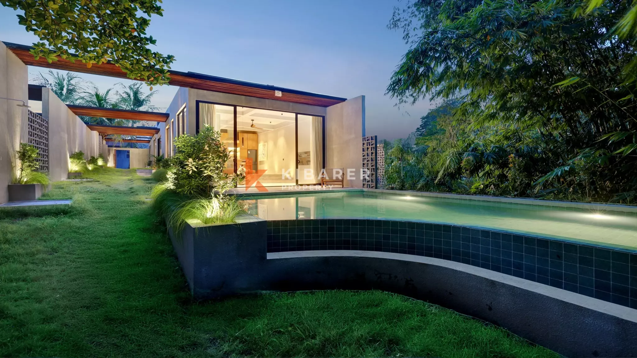 Contemporary Three-Bedroom Villa with Private Pool in Strategic Ubud Area
