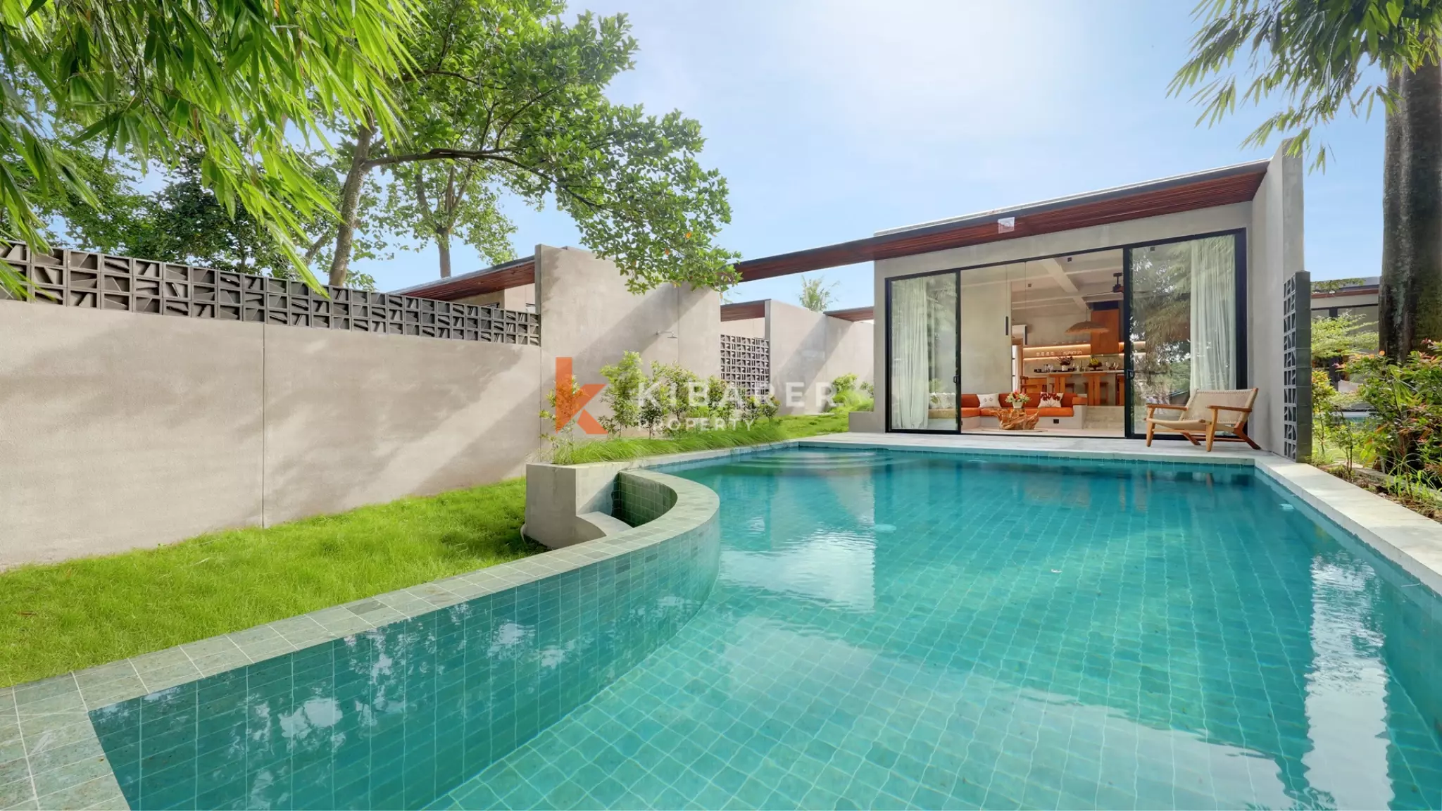 Contemporary Three-Bedroom Villa with Private Pool in Strategic Ubud Area