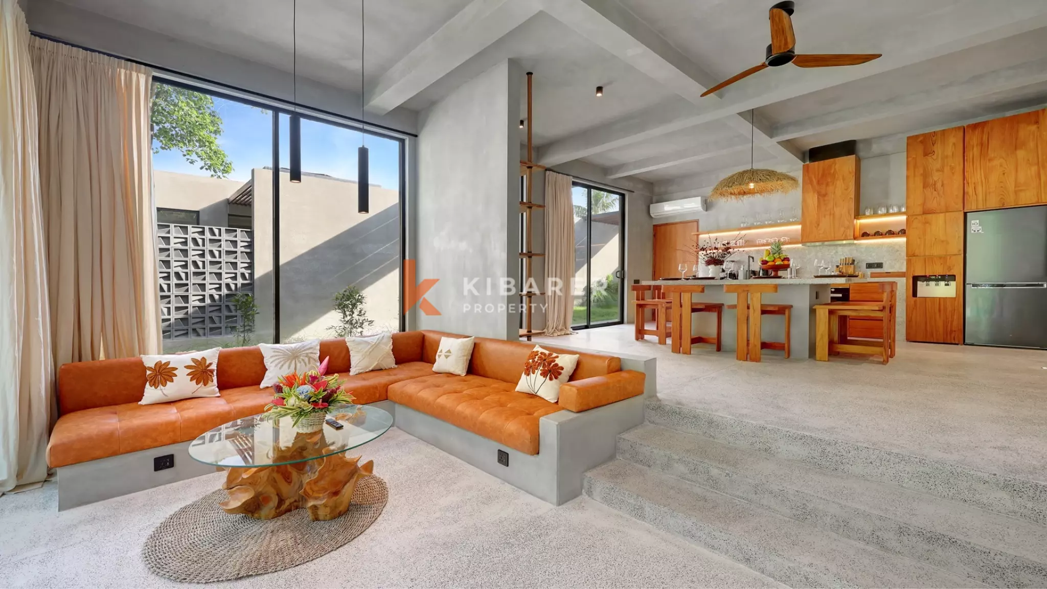 Contemporary Three-Bedroom Villa with Private Pool in Strategic Ubud Area