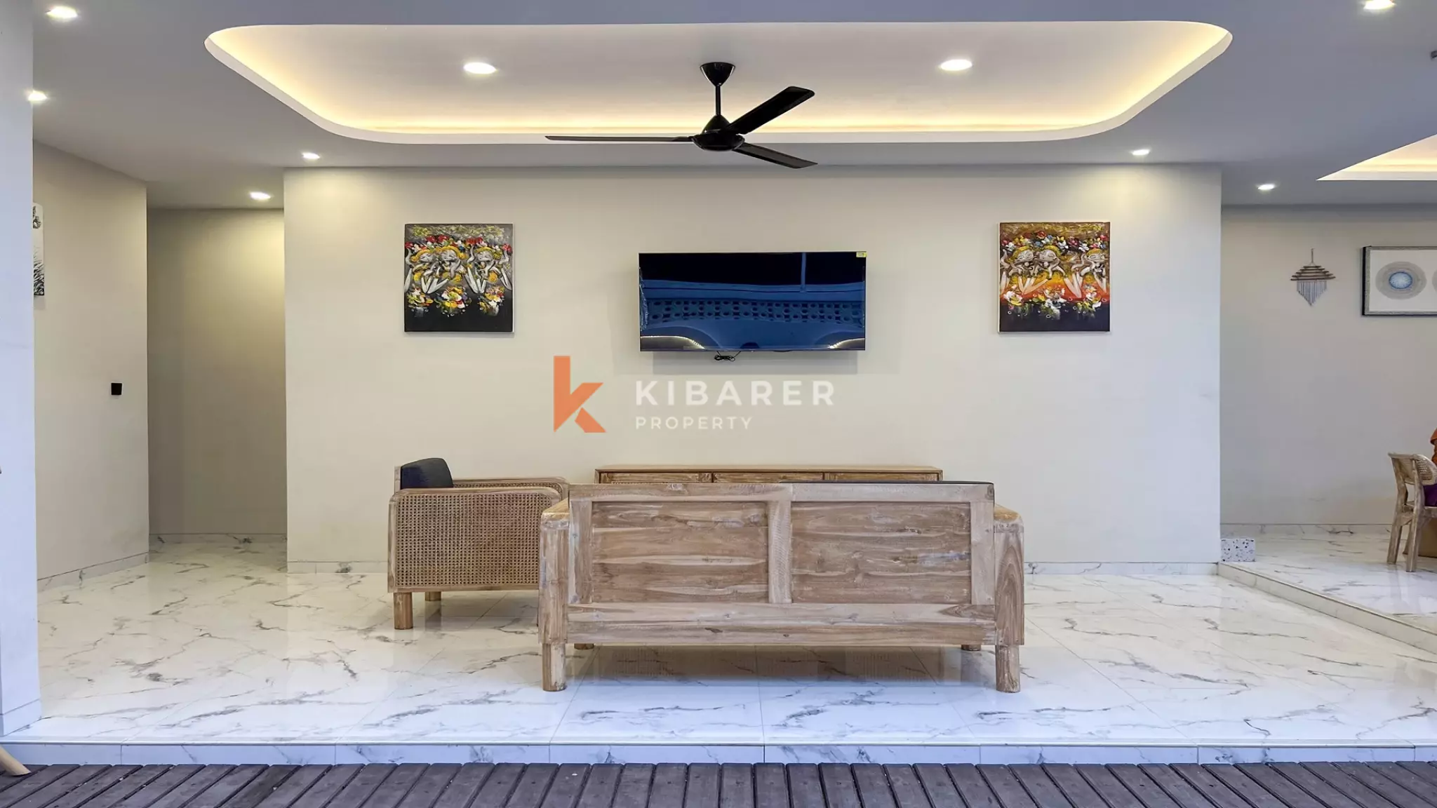 Stunning Two-Bedroom Open Living Concept Villa with Rooftop in Canggu