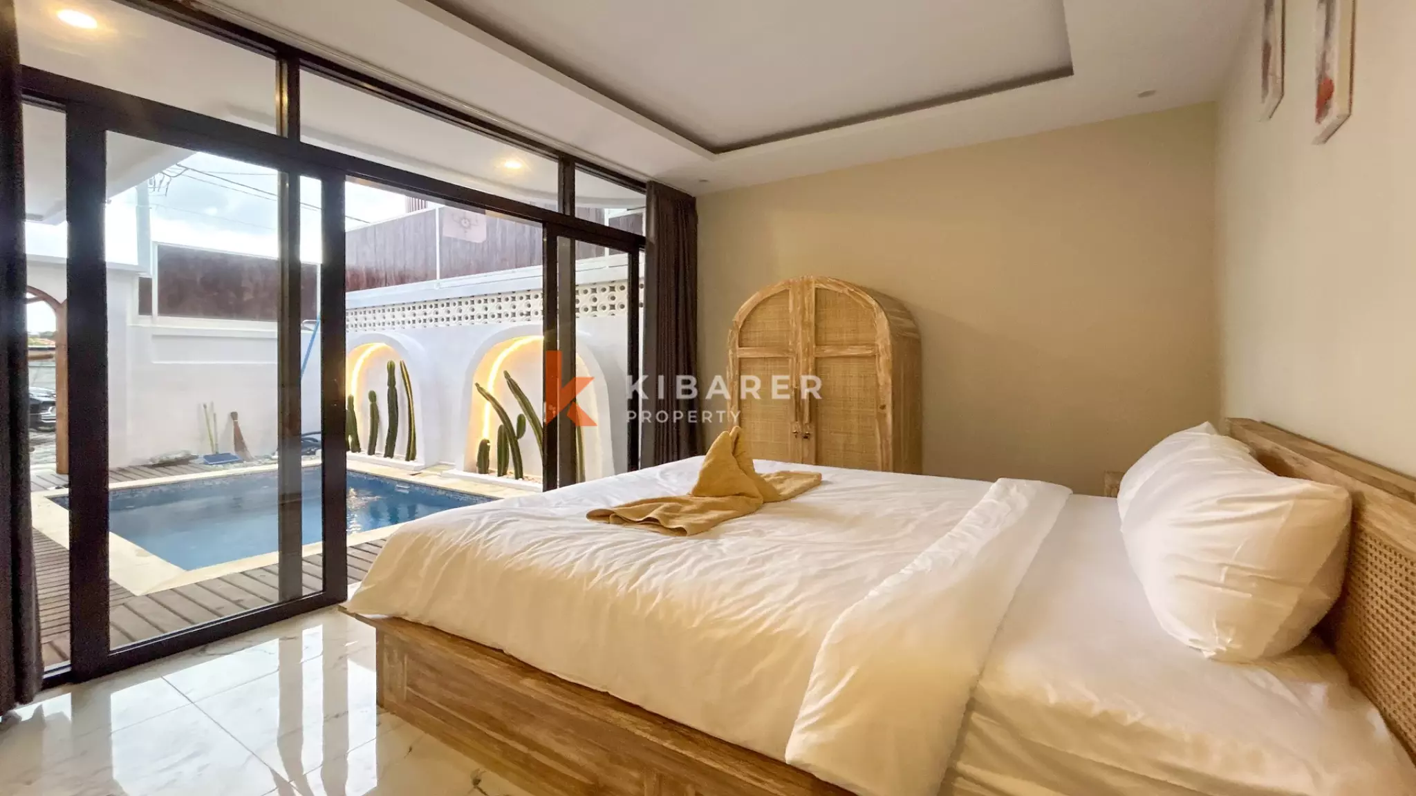 Stunning Two-Bedroom Open Living Concept Villa with Rooftop in Canggu