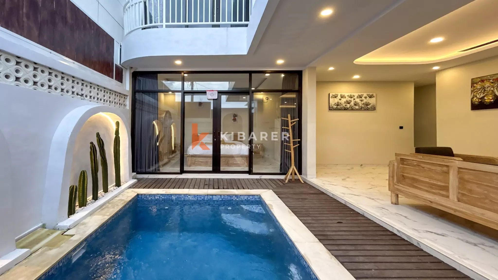 Stunning Two-Bedroom Open Living Concept Villa with Rooftop in Canggu