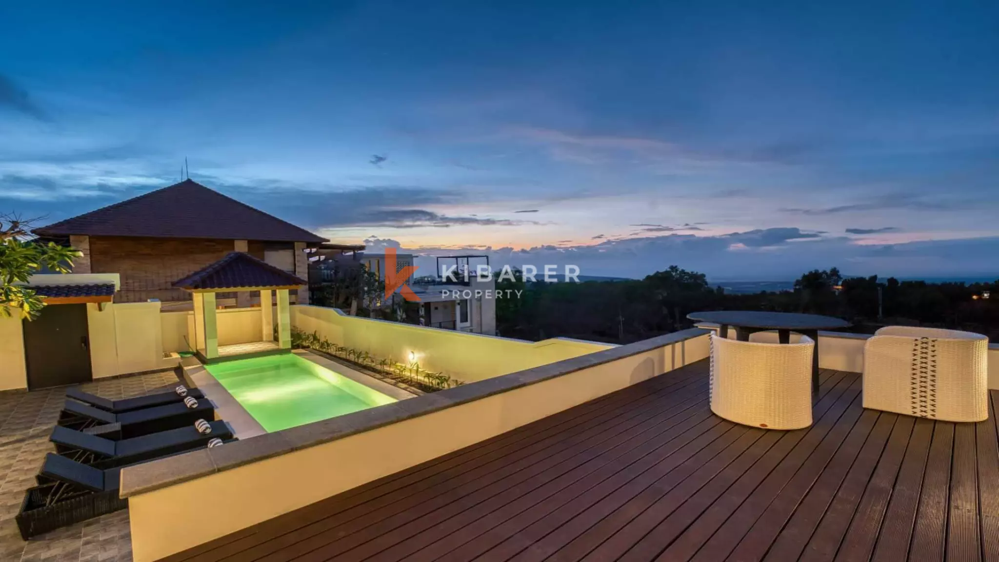 Panoramic Ocean View Three-Bedroom Open Living Villa with Private Pool in Ungasan
