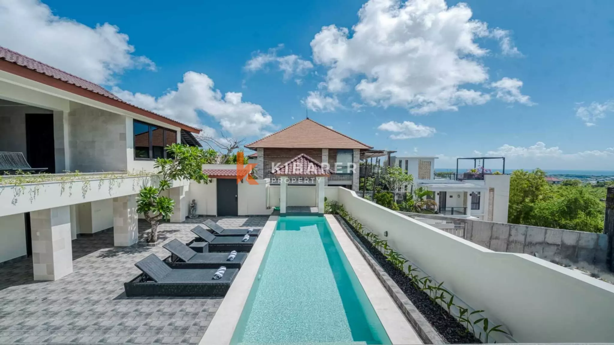 Panoramic Ocean View Three-Bedroom Open Living Villa with Private Pool in Ungasan