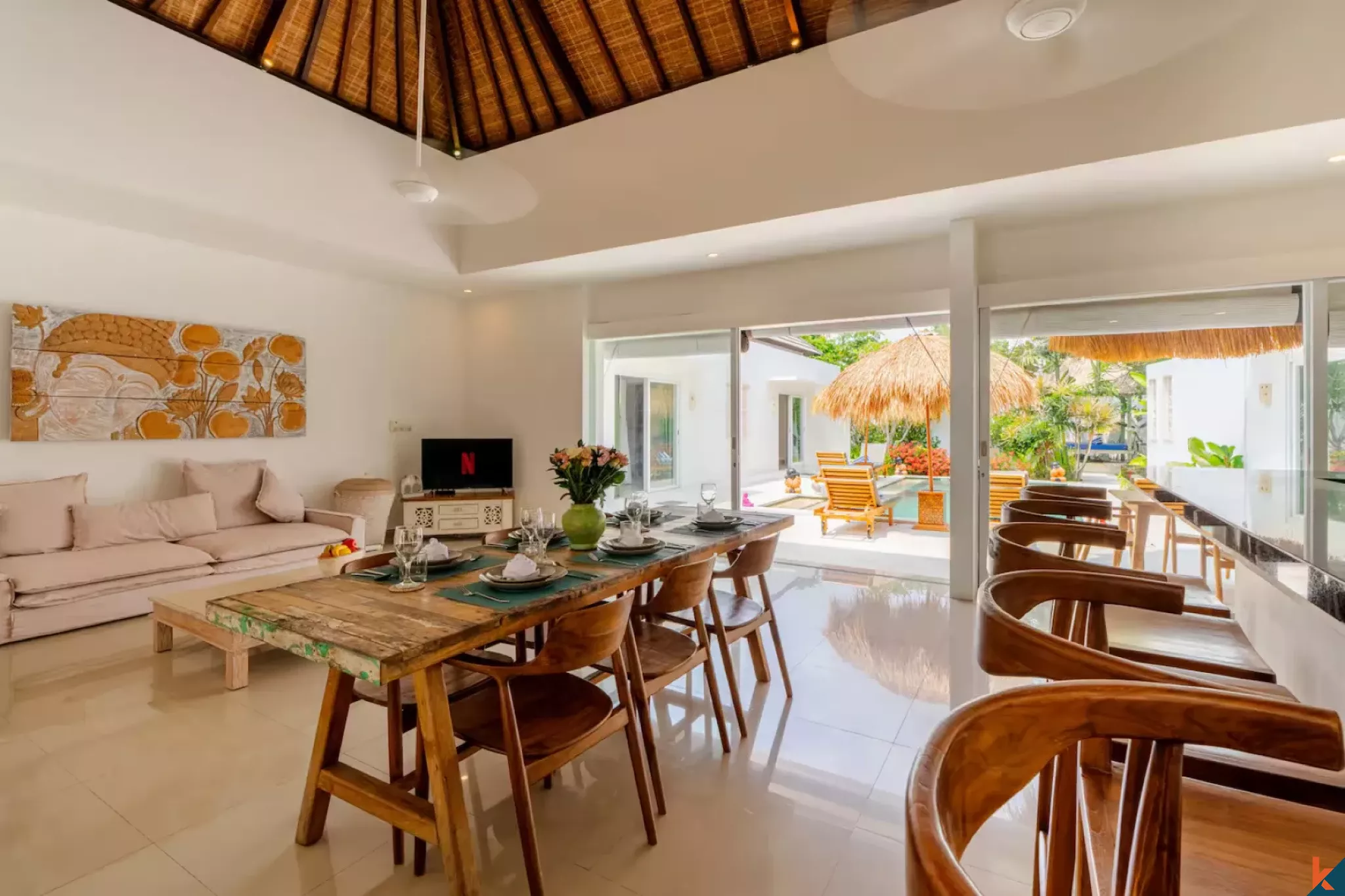 Maison idéale de cinq chambres à louer à Ungasan