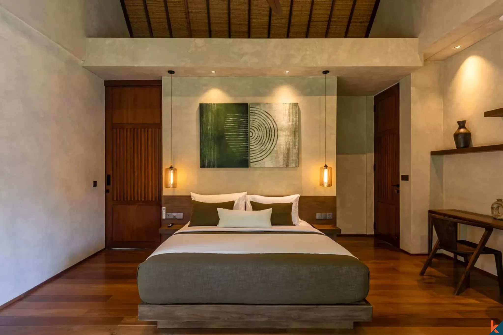 Perumahan mewah dengan enam kamar tidur yang dengan pemandangan sungai dan hutan di Nyanyi