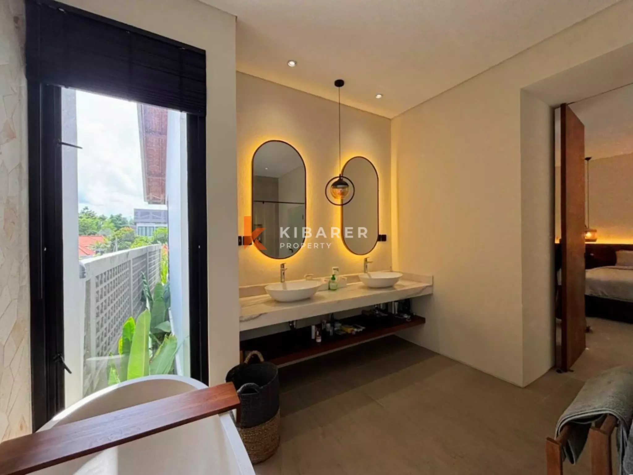 Tropical Haven Four Bedroom Villa with Office Room & Grand Pool in Batu Bolong (Available on 20th February 2026)