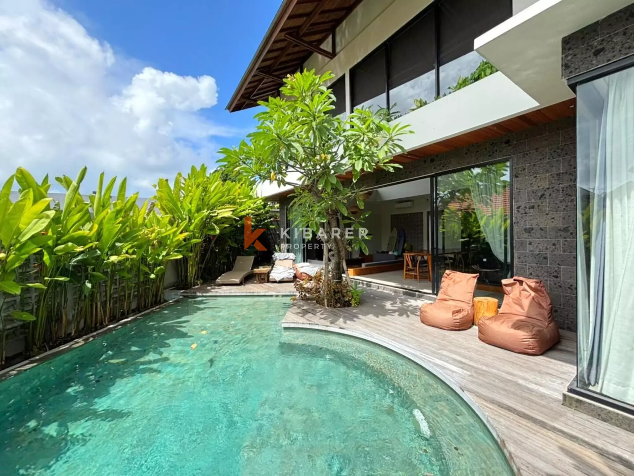 Tropical Haven Four Bedroom Villa with Office Room & Grand Pool in Batu Bolong (Available on 20th February 2026)