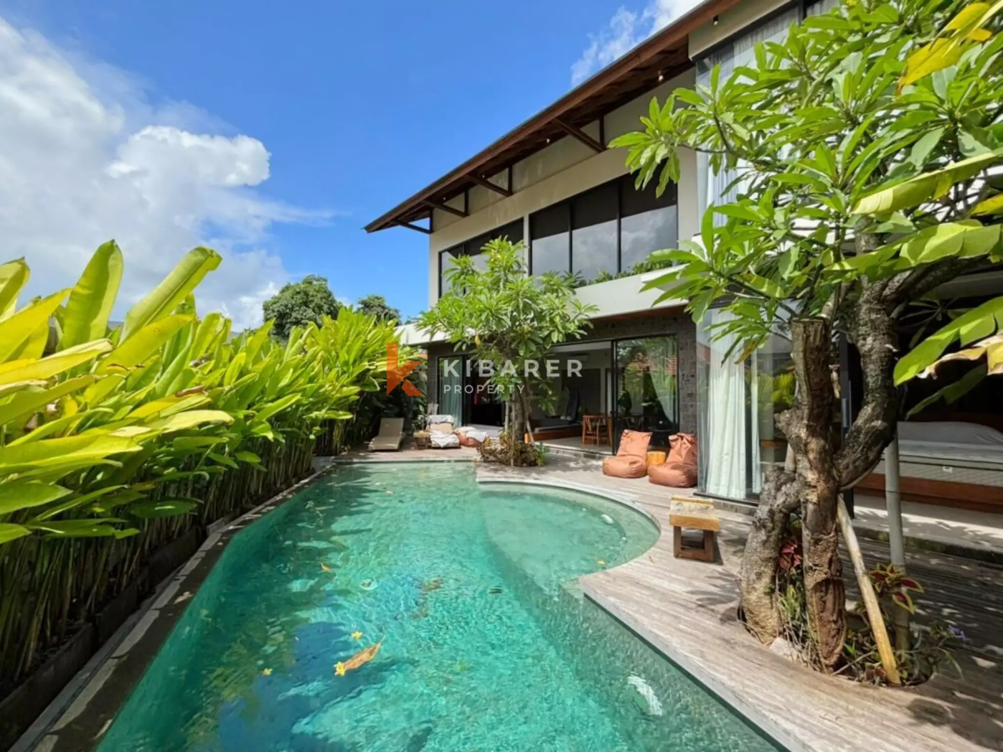Tropical Haven Four Bedroom Villa with Office Room & Grand Pool in Batu Bolong (Available on 20th February 2026)