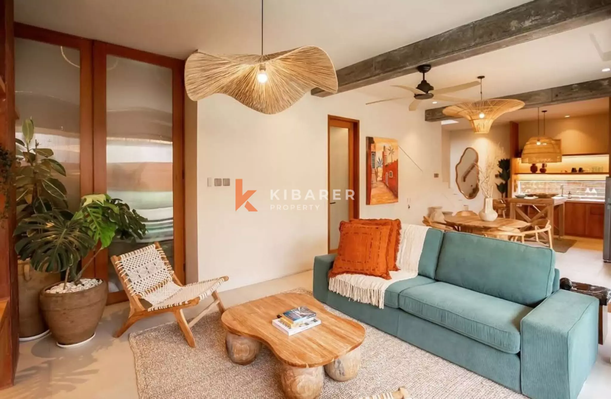 Aesthetic Two Bedroom Villa Nestled in Kerobokan